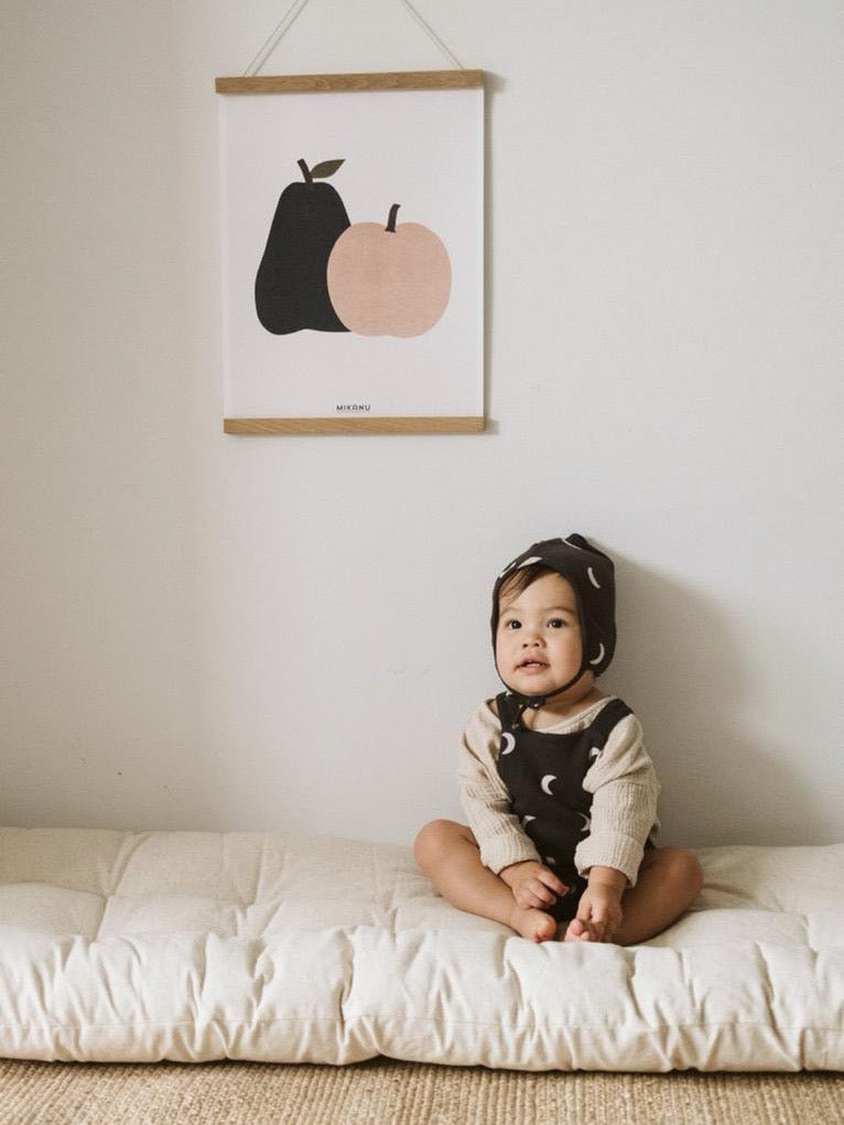 Organic Zoo Black Midnight Pixie Bonnet Organic Zoo