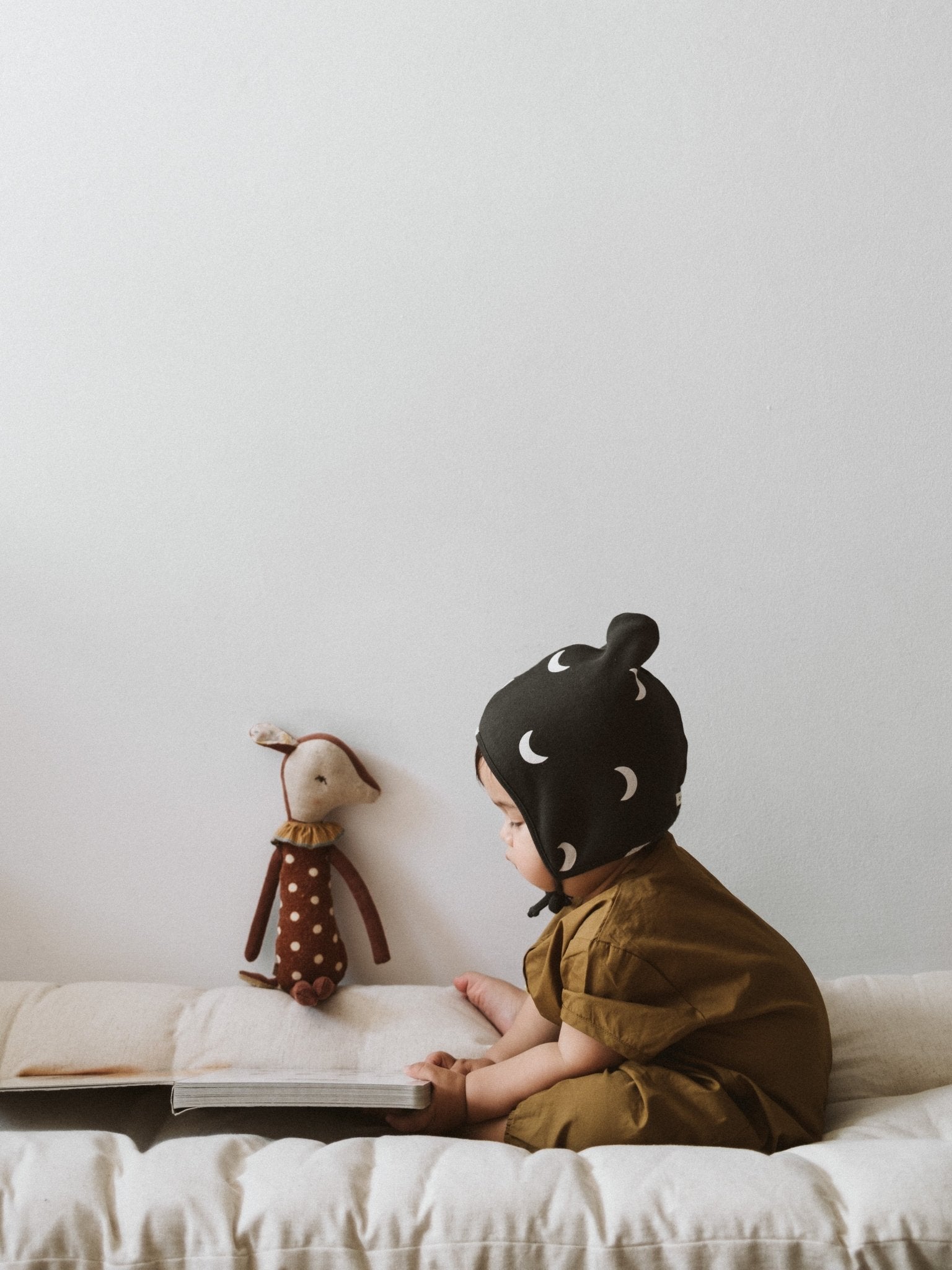 Organic Zoo Black Midnight Pixie Bonnet Organic Zoo