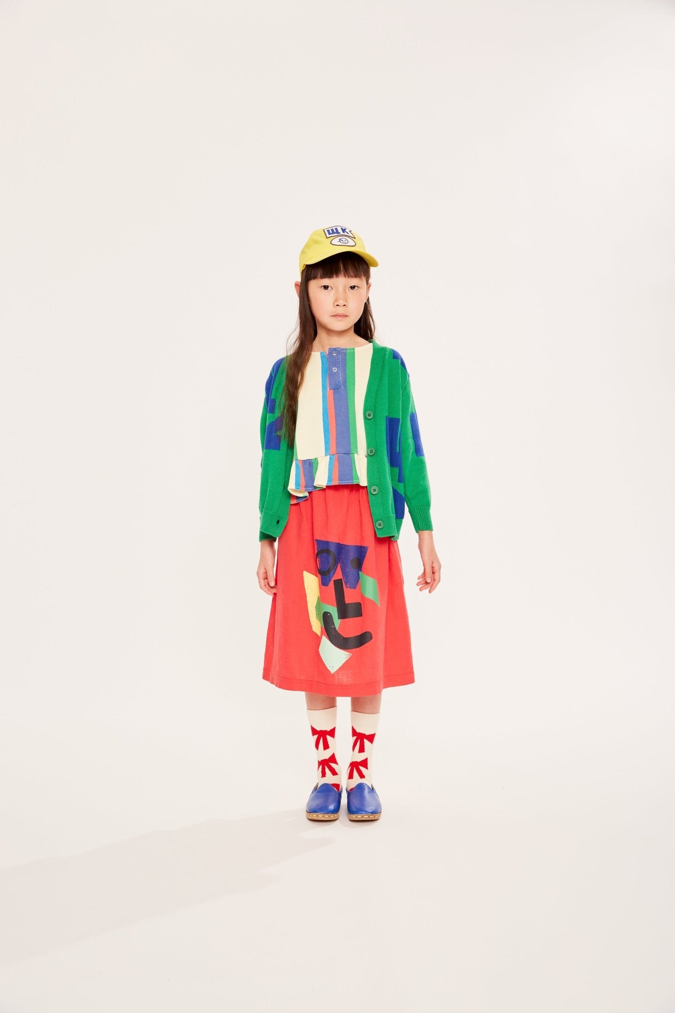 Bow Sock - Tide White / Red Wynken