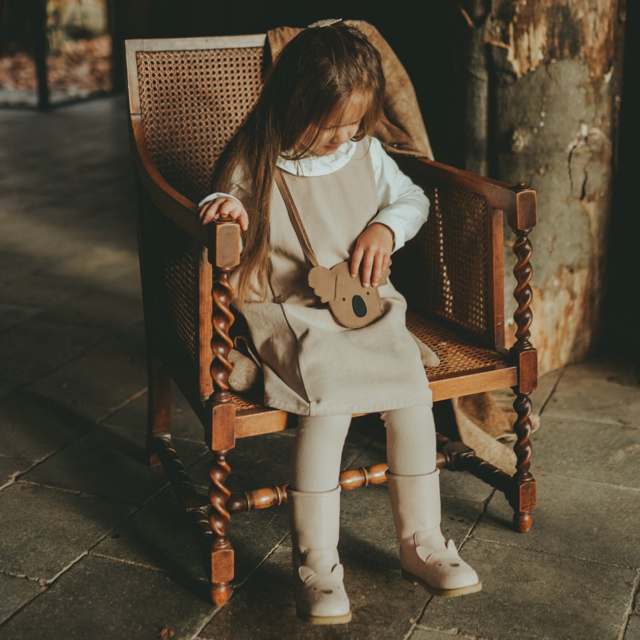 Britta Classic Purse | Koala | Truffle Nubuck donsje