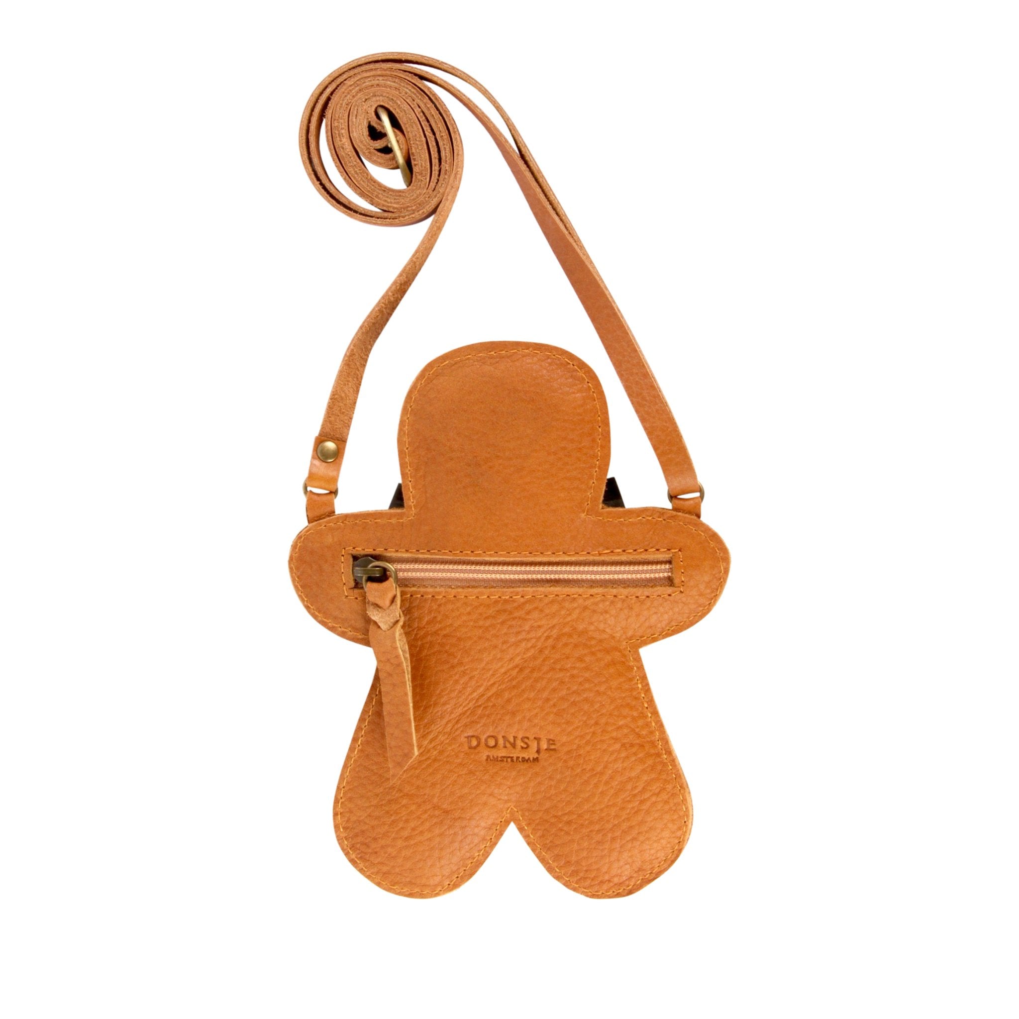 Britta Exclusive Purse | Gingerbread | Toast Grain Leather Donsje