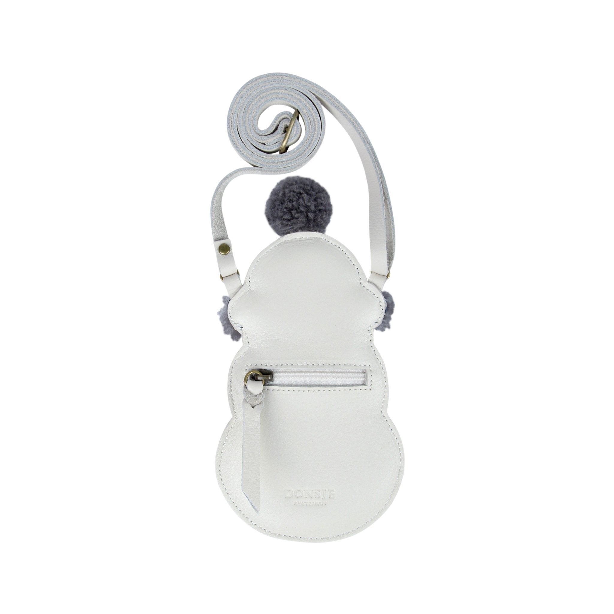 Britta Exclusive Purse | Snowman | Off White Leather Donsje