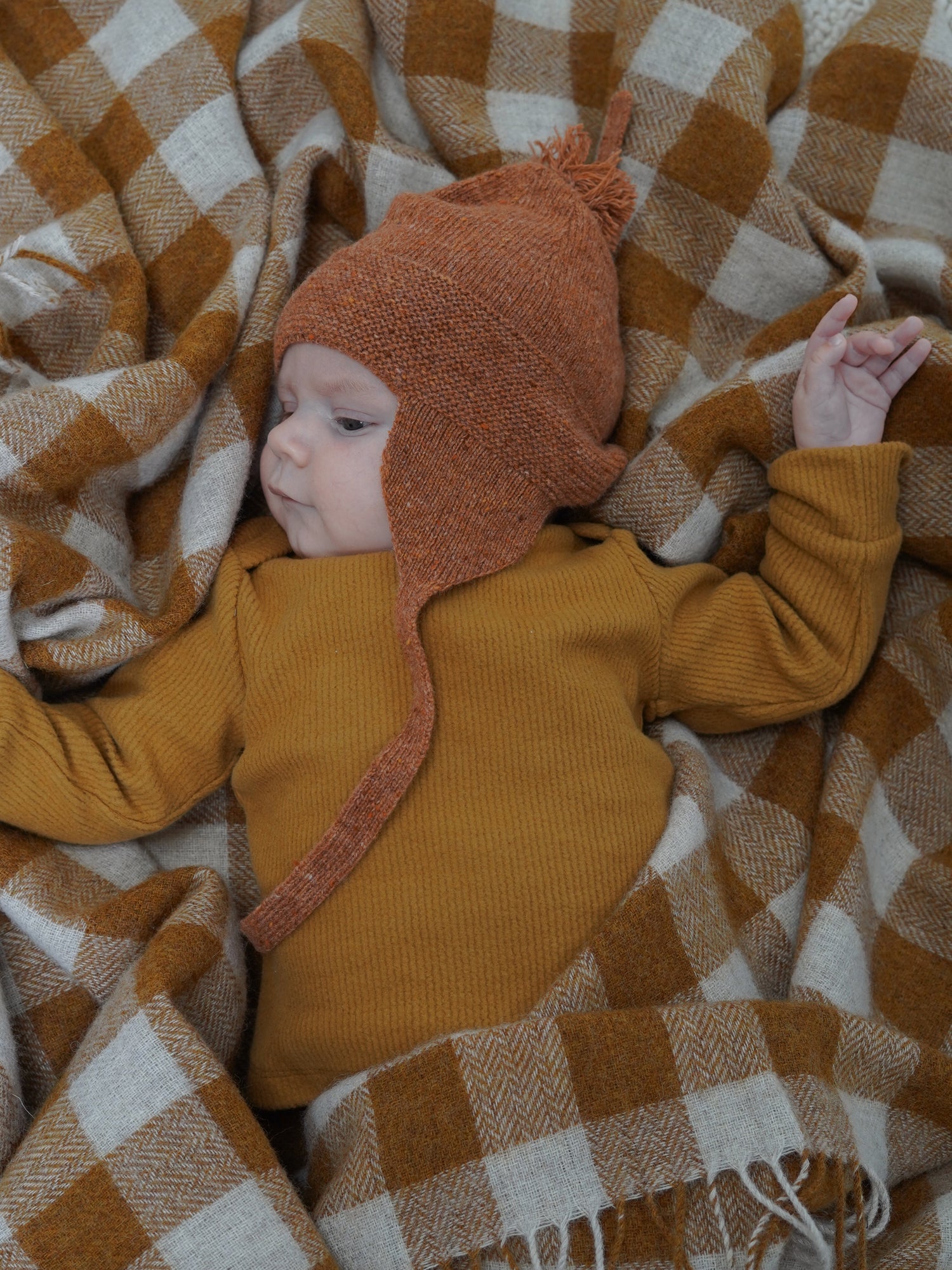 Organic Zoo Brown Ribbed Long Sleeve Top Organic Zoo