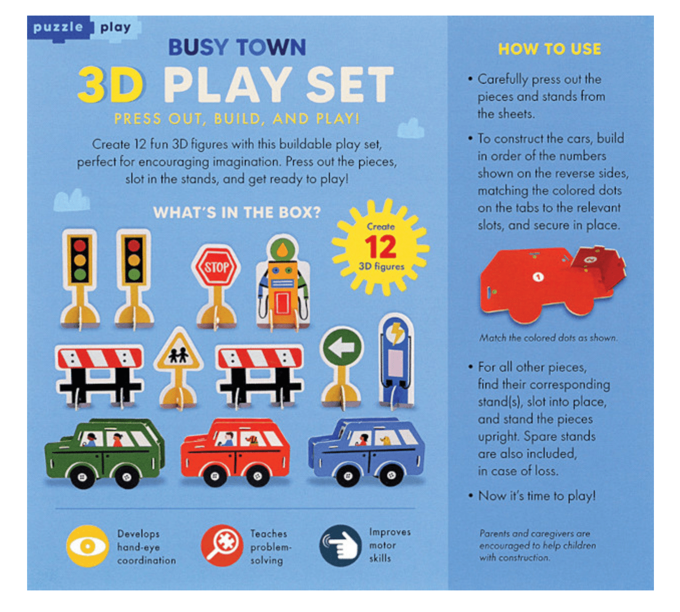 Busy Town 3D Play Set usborne