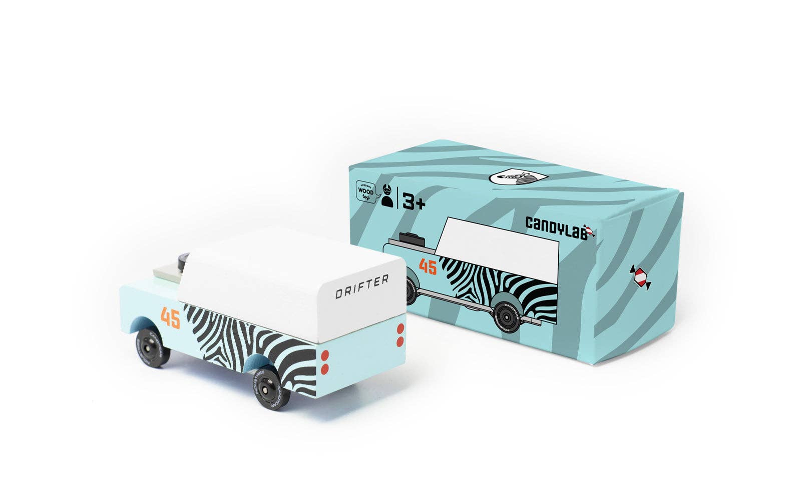 Candylab Toys - Mini Zebra Drifter Candylab Toys