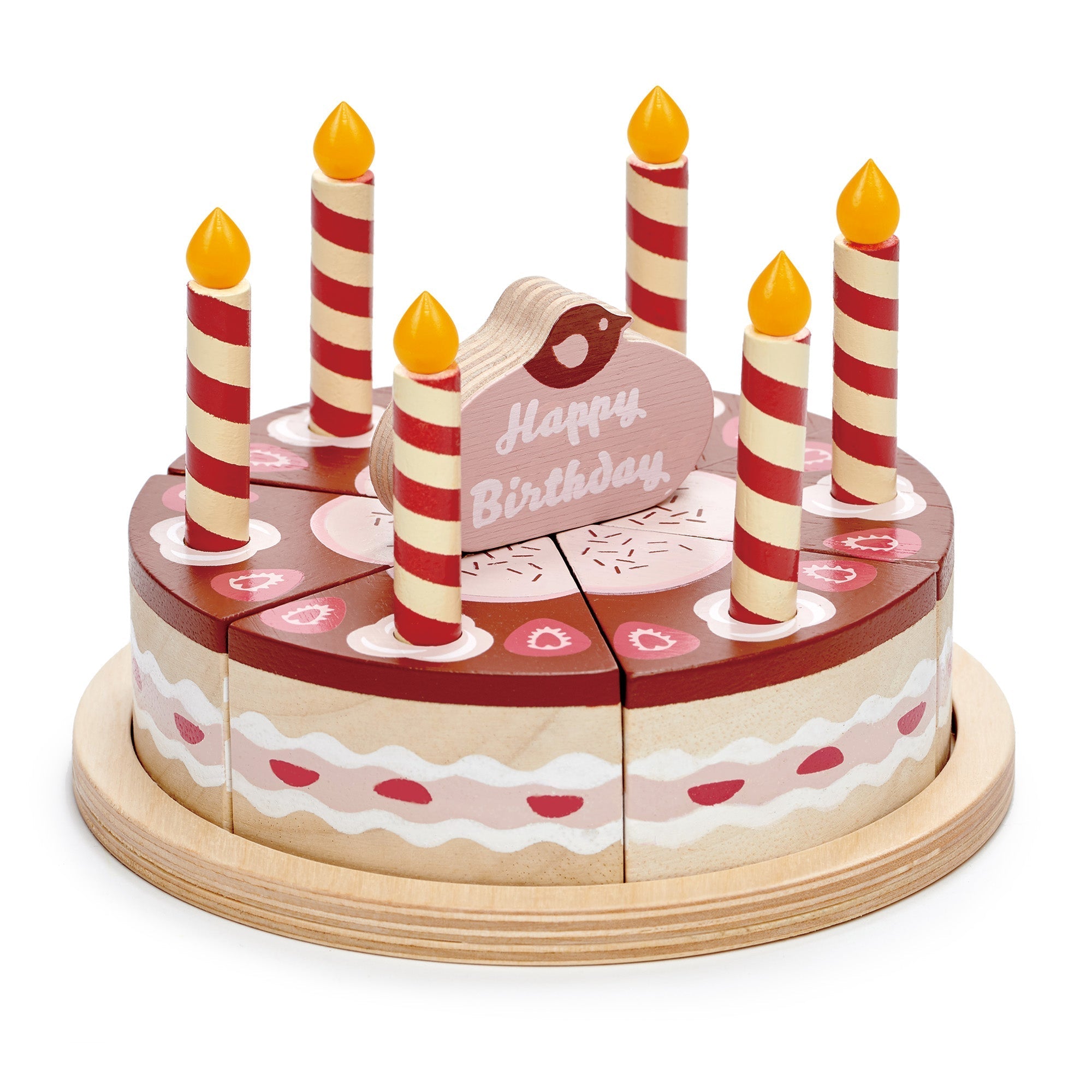 Chocolate Birthday Cake Tender Leaf Toys