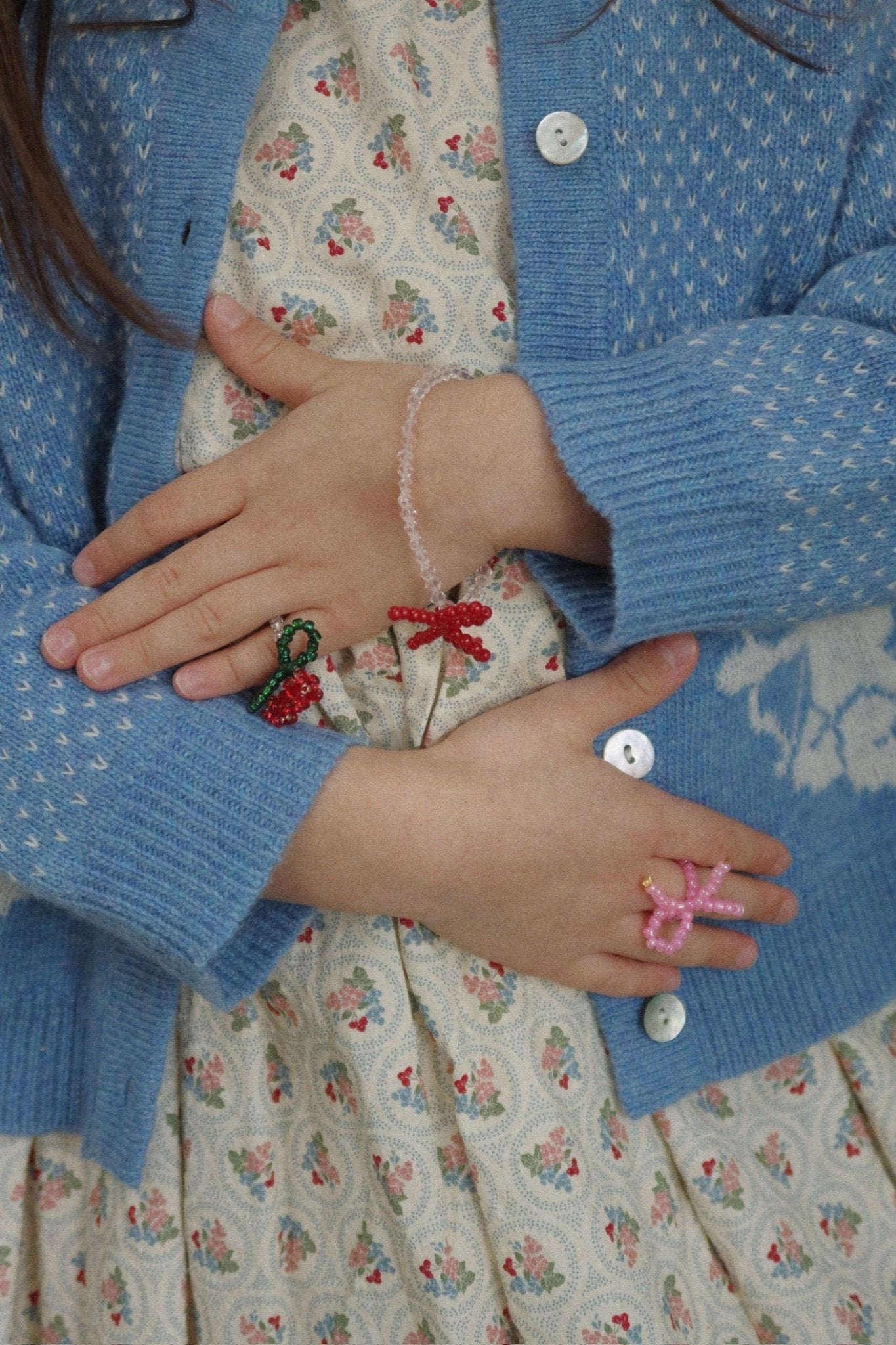 CIANNA BOW DRESS - verona blues Konges Sløjd New Collection