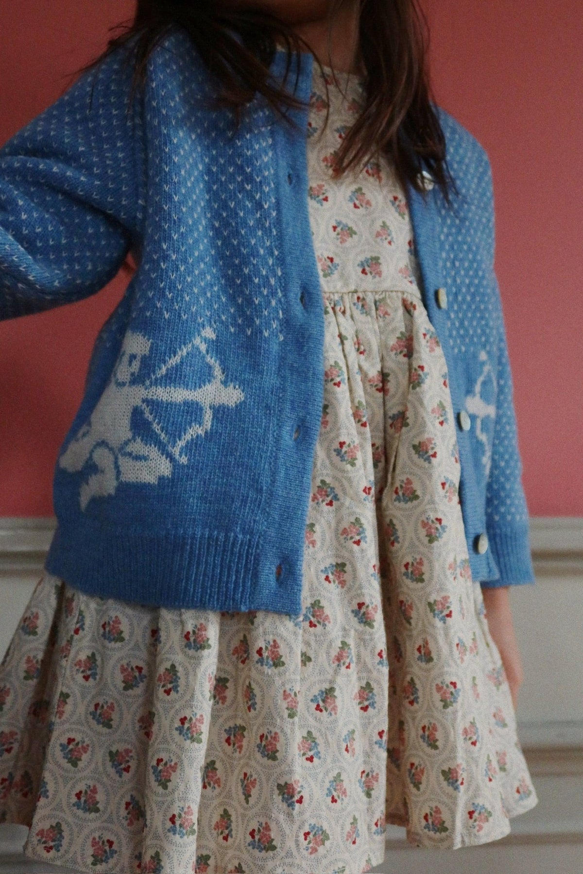 CIANNA BOW DRESS - verona blues Konges Sløjd New Collection