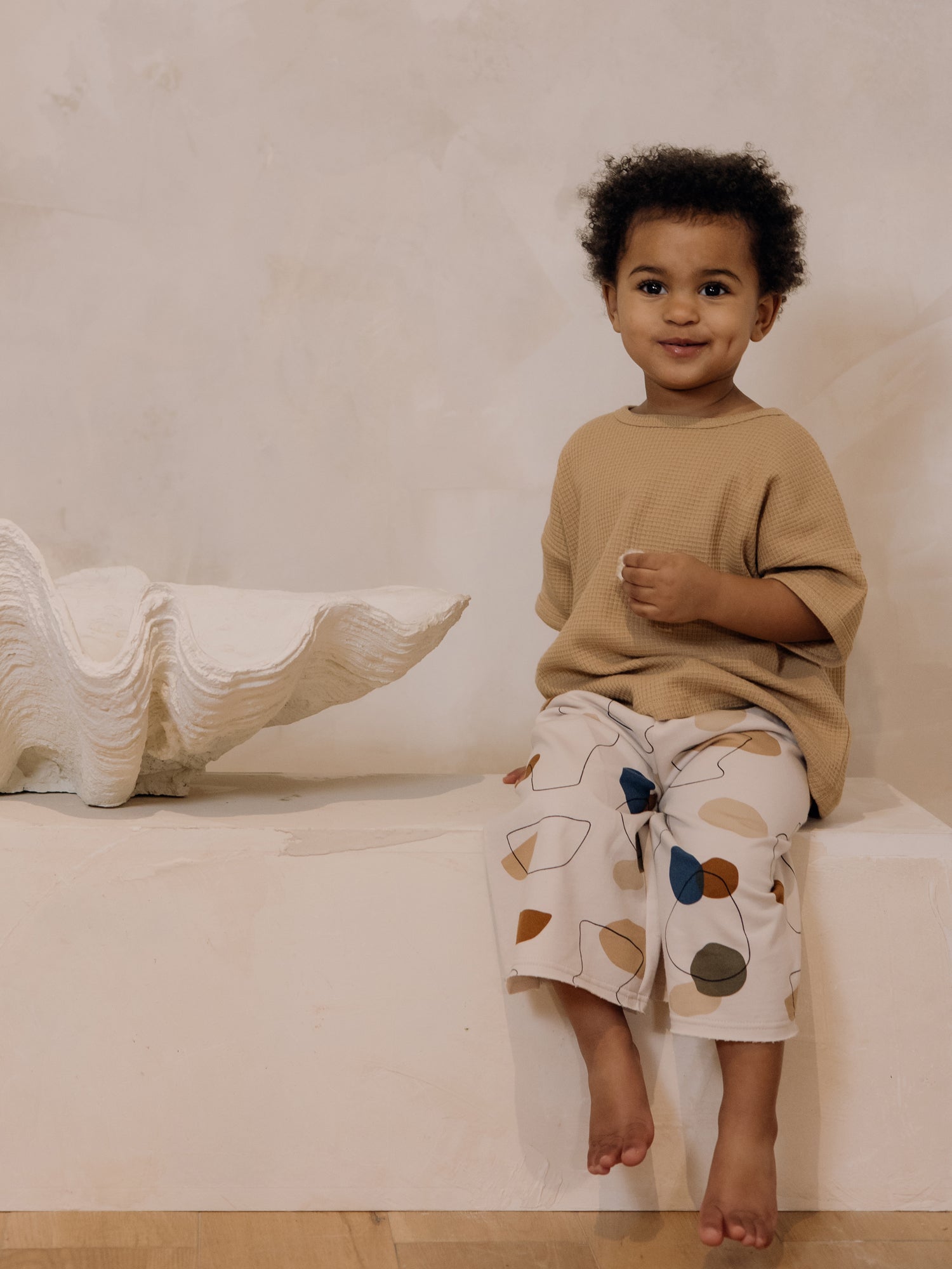 Claypot Waffle Boxy T-shirt Organic Zoo