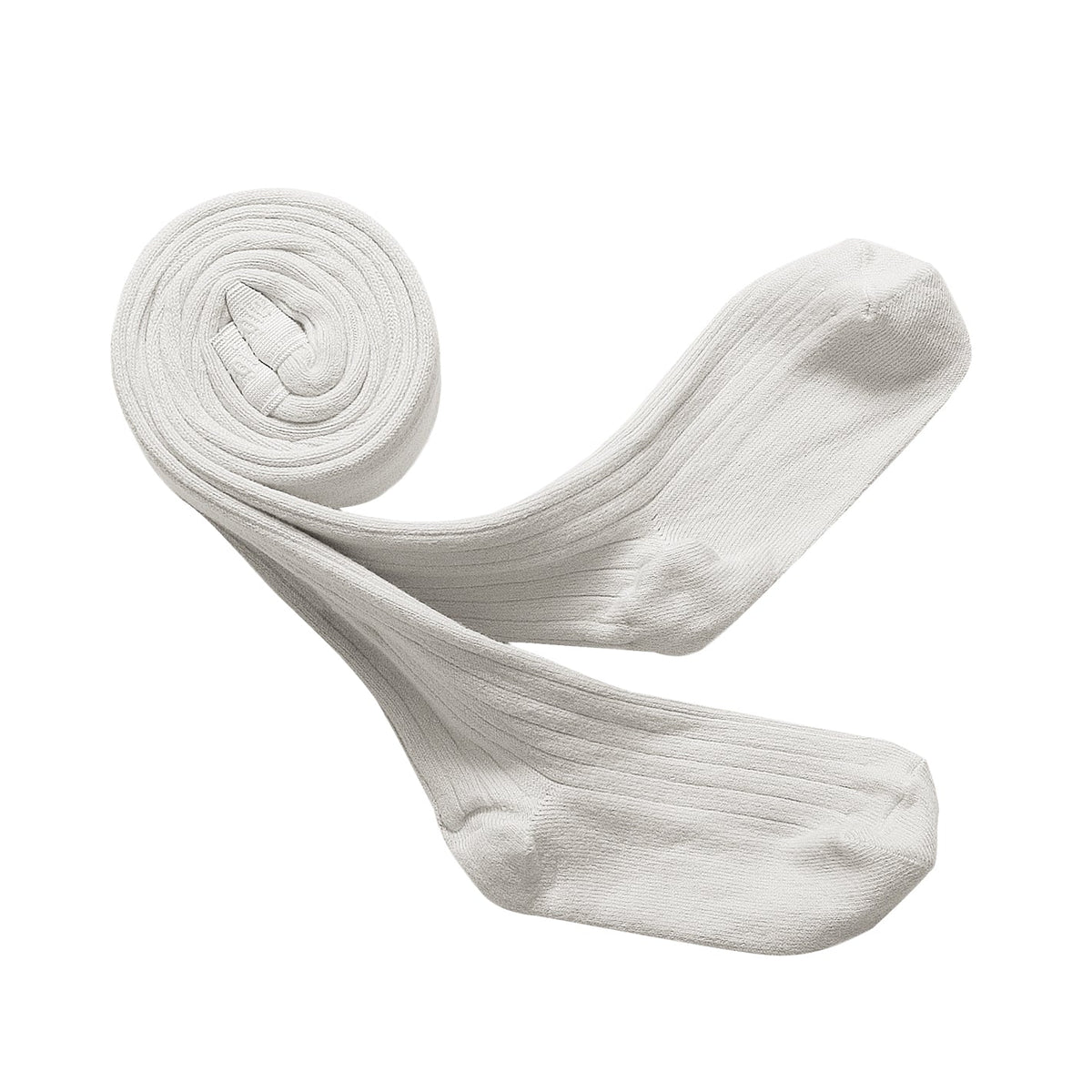Collegien Louise - Ribbed Tights - Blanc Neige Collégien