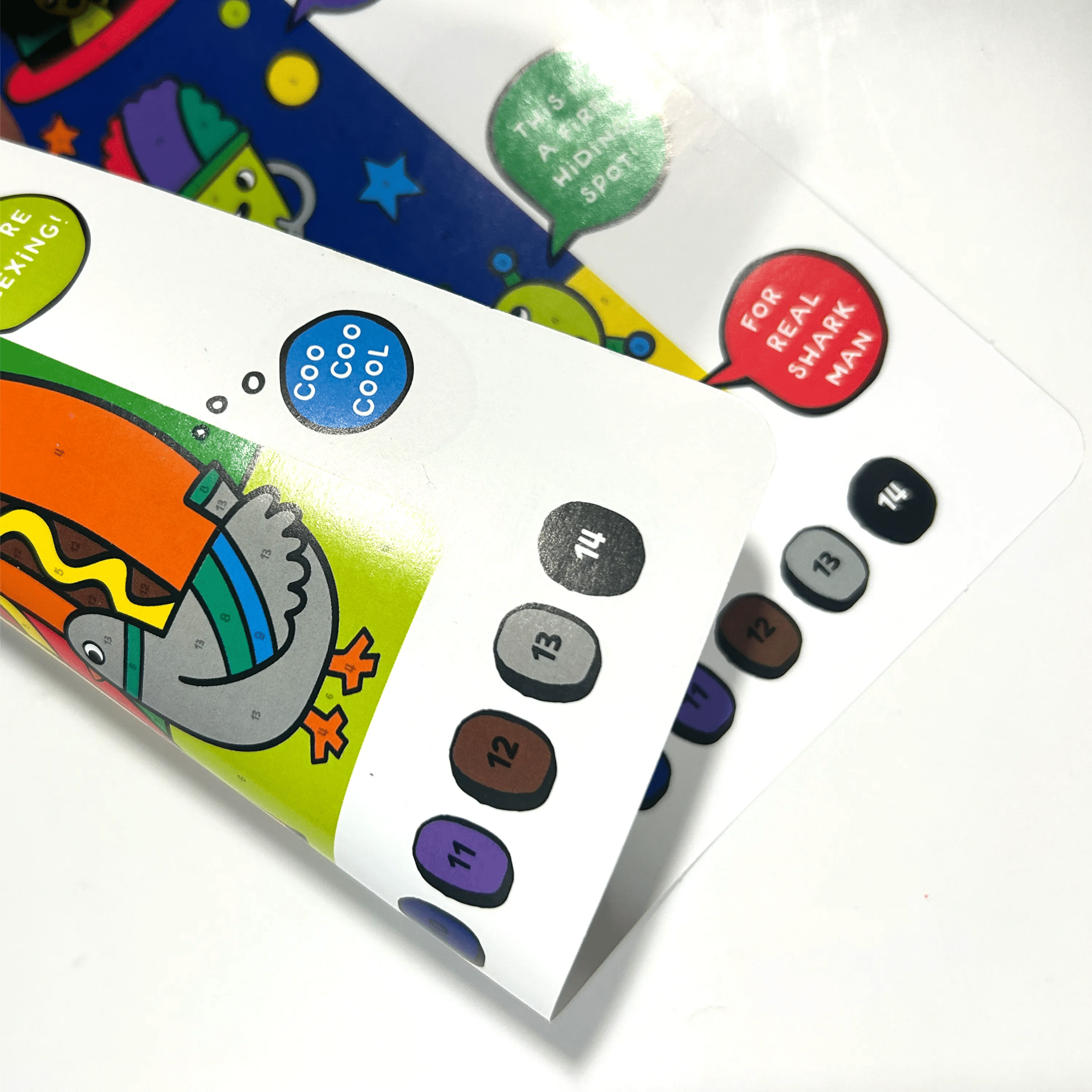 Colortopia Color By Number Paint Marker Kit - Epic Adventures OOLY