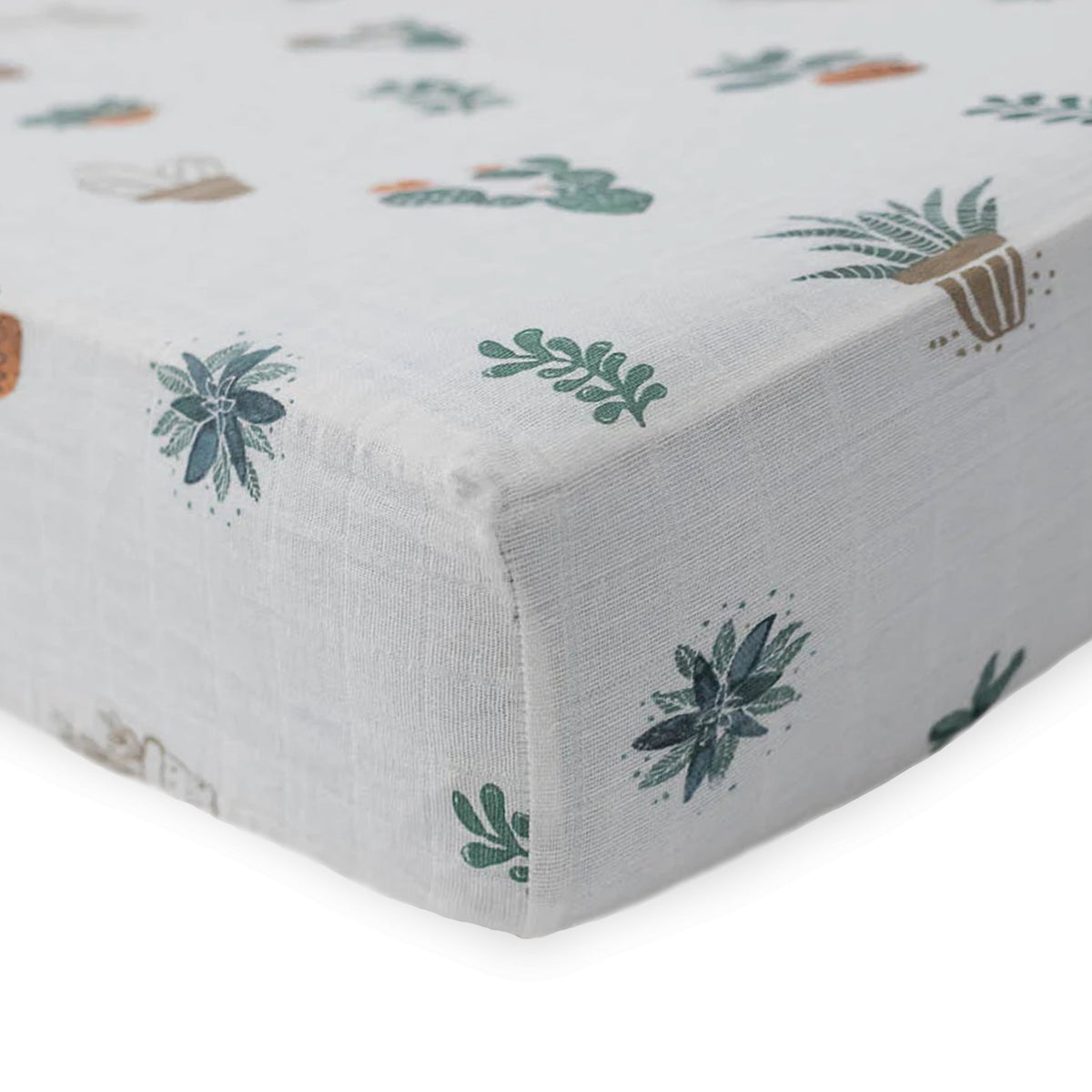 Cotton Muslin Crib Sheet - Prickle Pots Little Unicorn