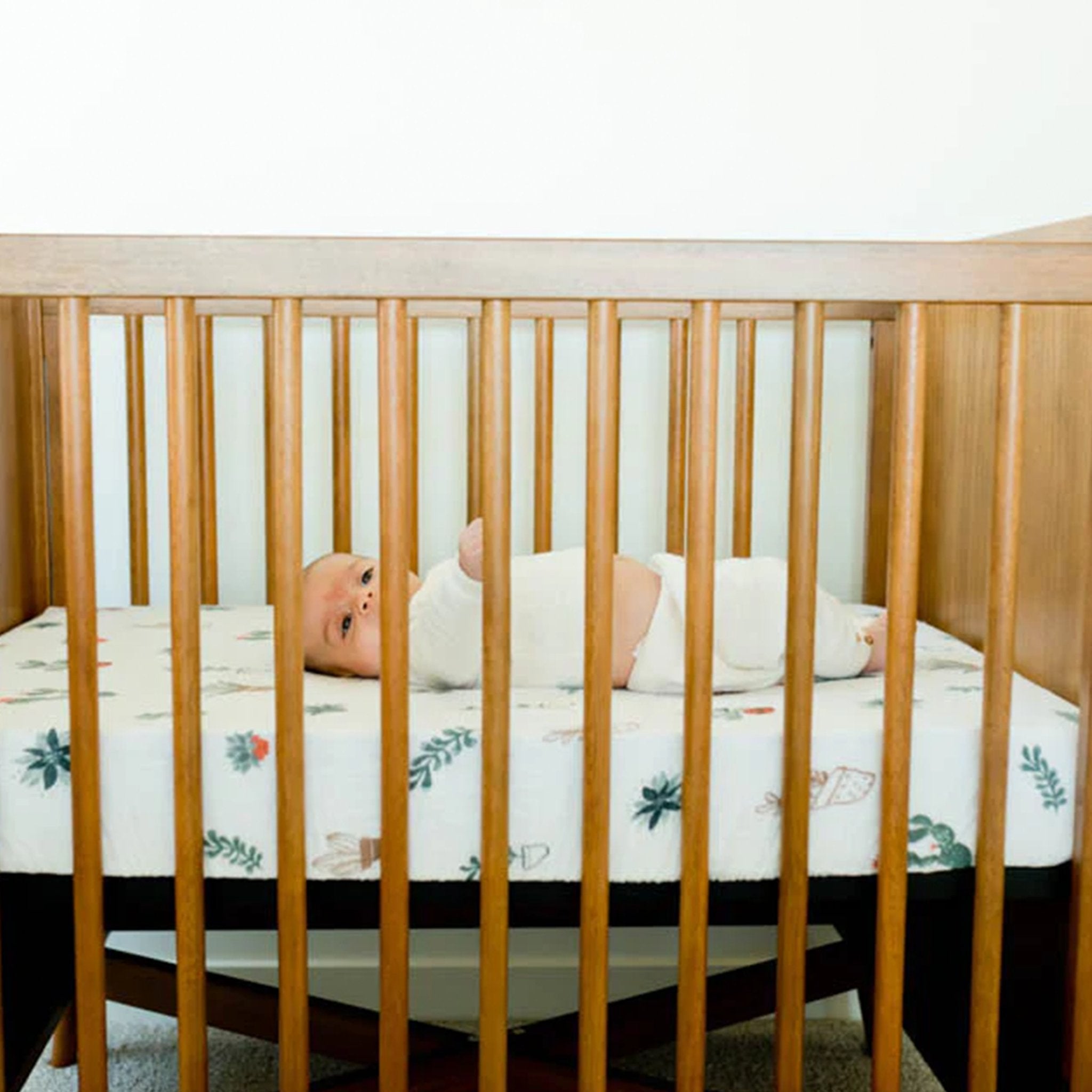 Cotton Muslin Crib Sheet - Prickle Pots Little Unicorn