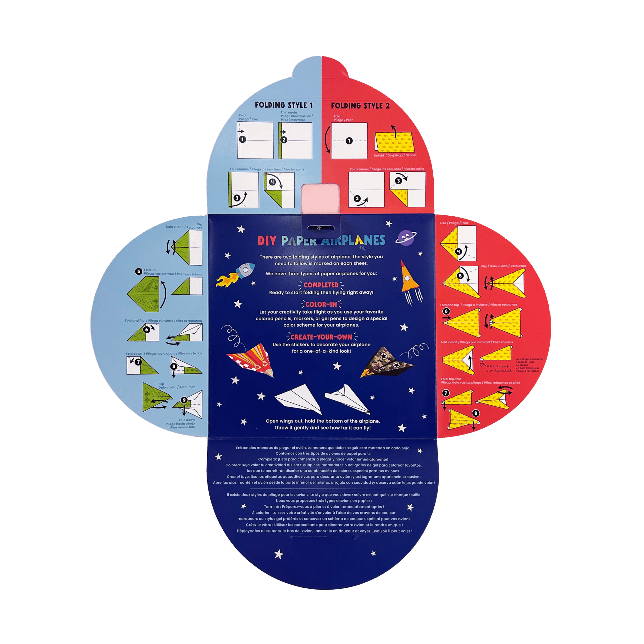 DIY Paper Airplanes Activity Kit OOLY