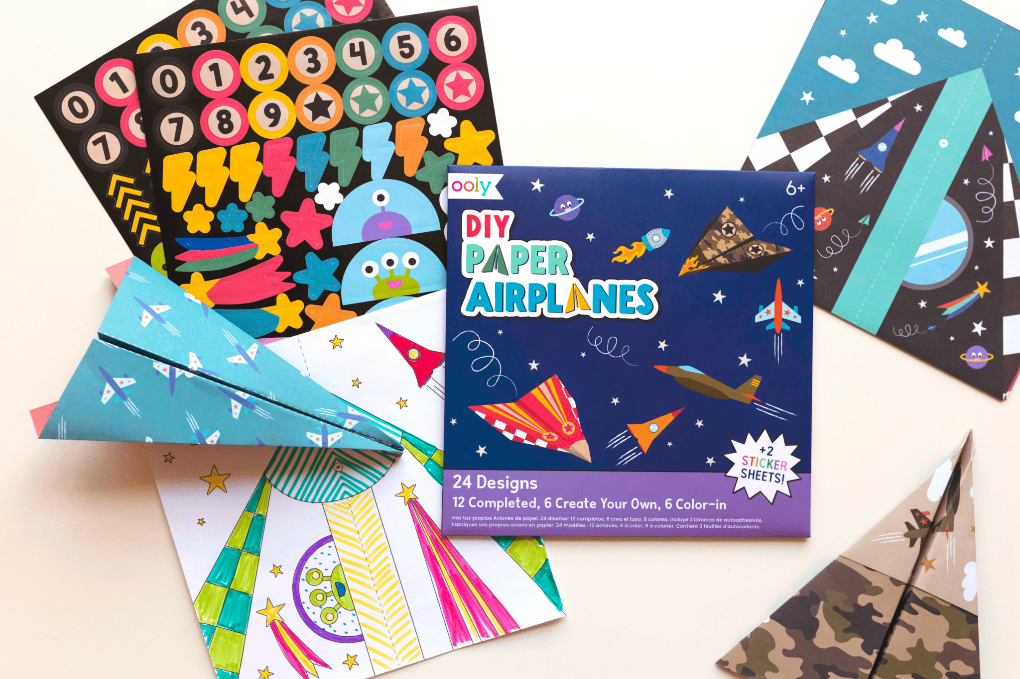 DIY Paper Airplanes Activity Kit OOLY