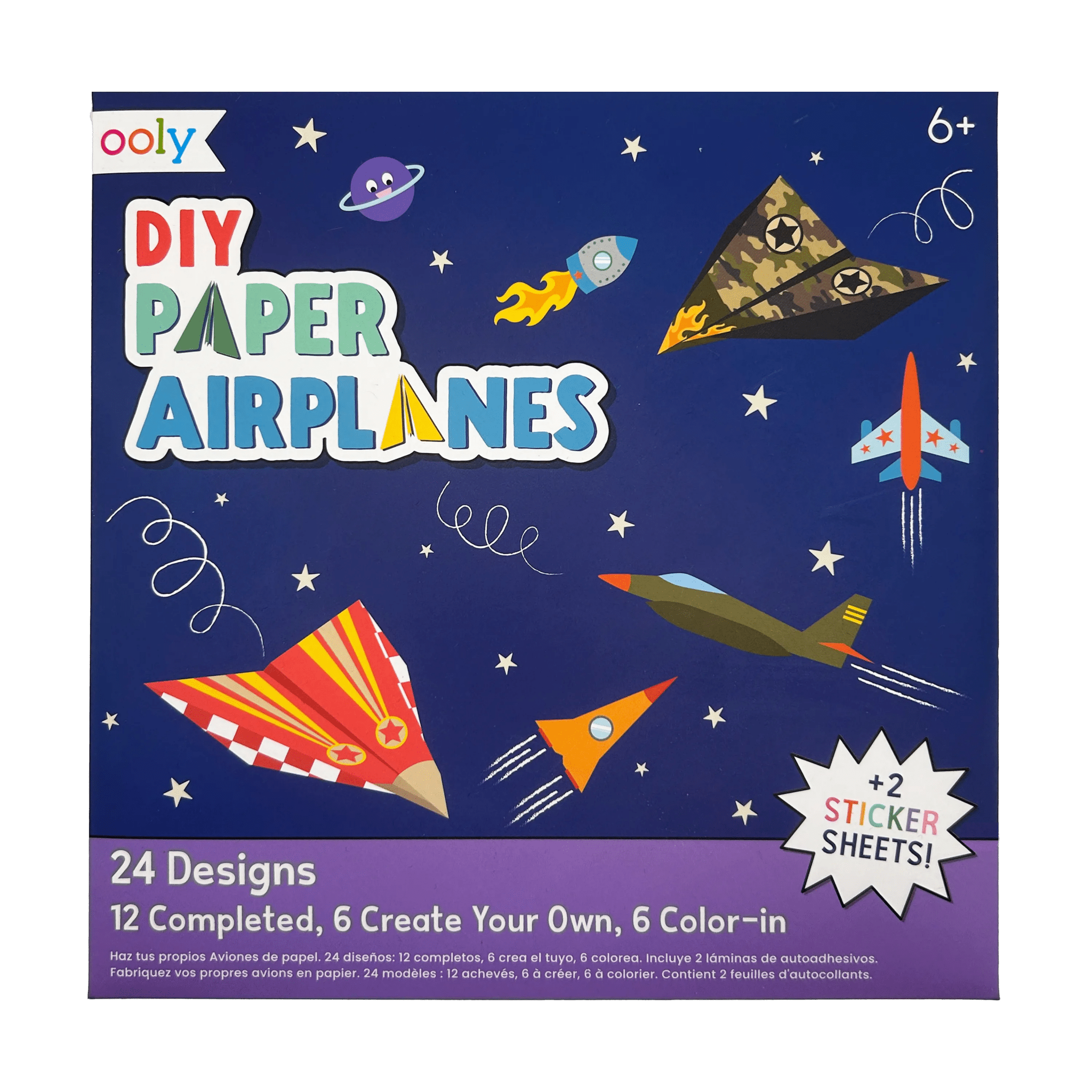 DIY Paper Airplanes Activity Kit OOLY