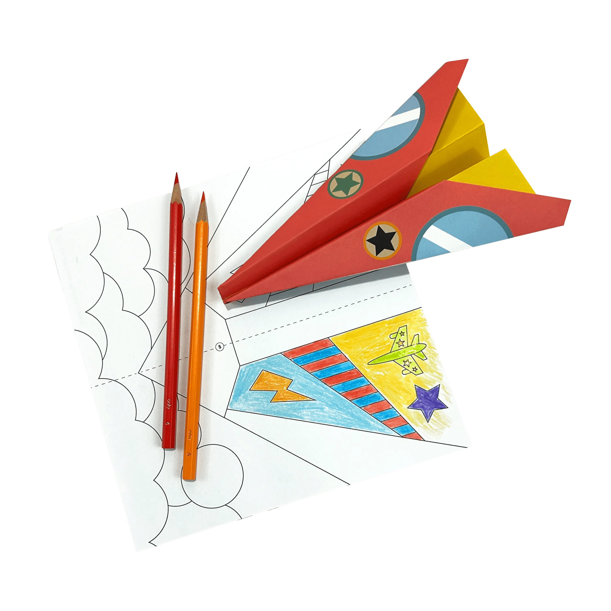 DIY Paper Airplanes Activity Kit OOLY