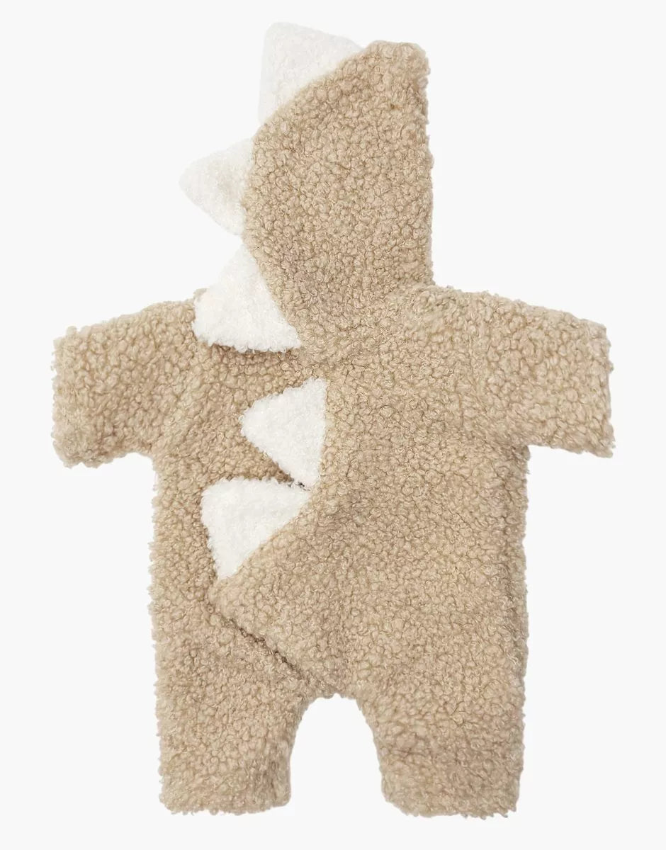 Minikane Little Costumes Baby Dino Jumpsuit & Booties – Beige