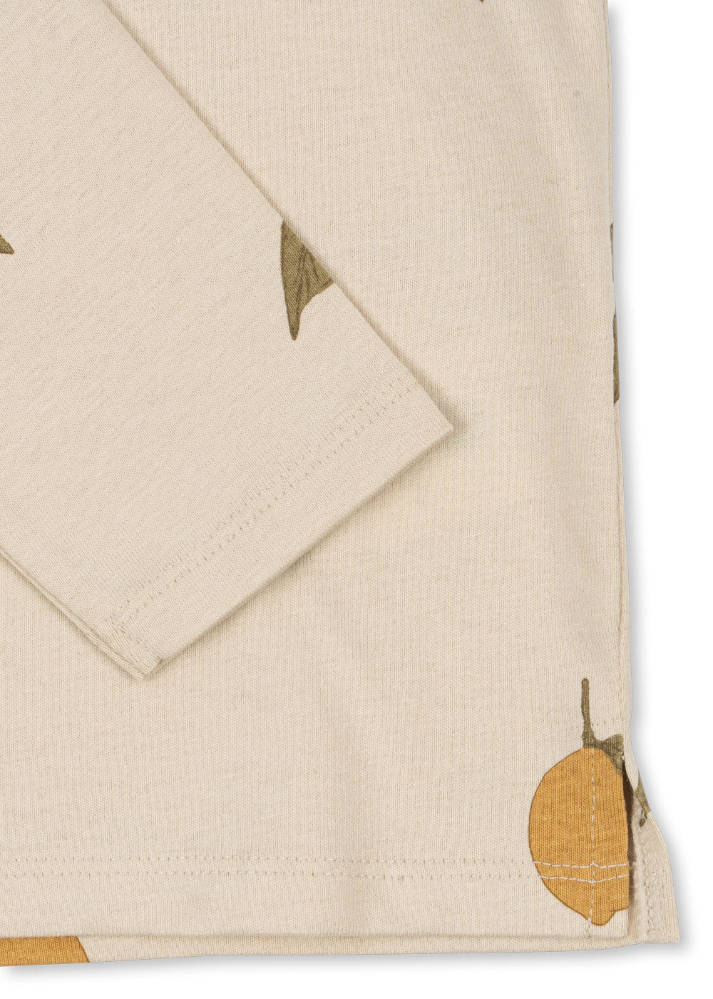 Konges Sløjd DREY LS TEE GOTS - MON GRAND CITRON Konges Sløjd