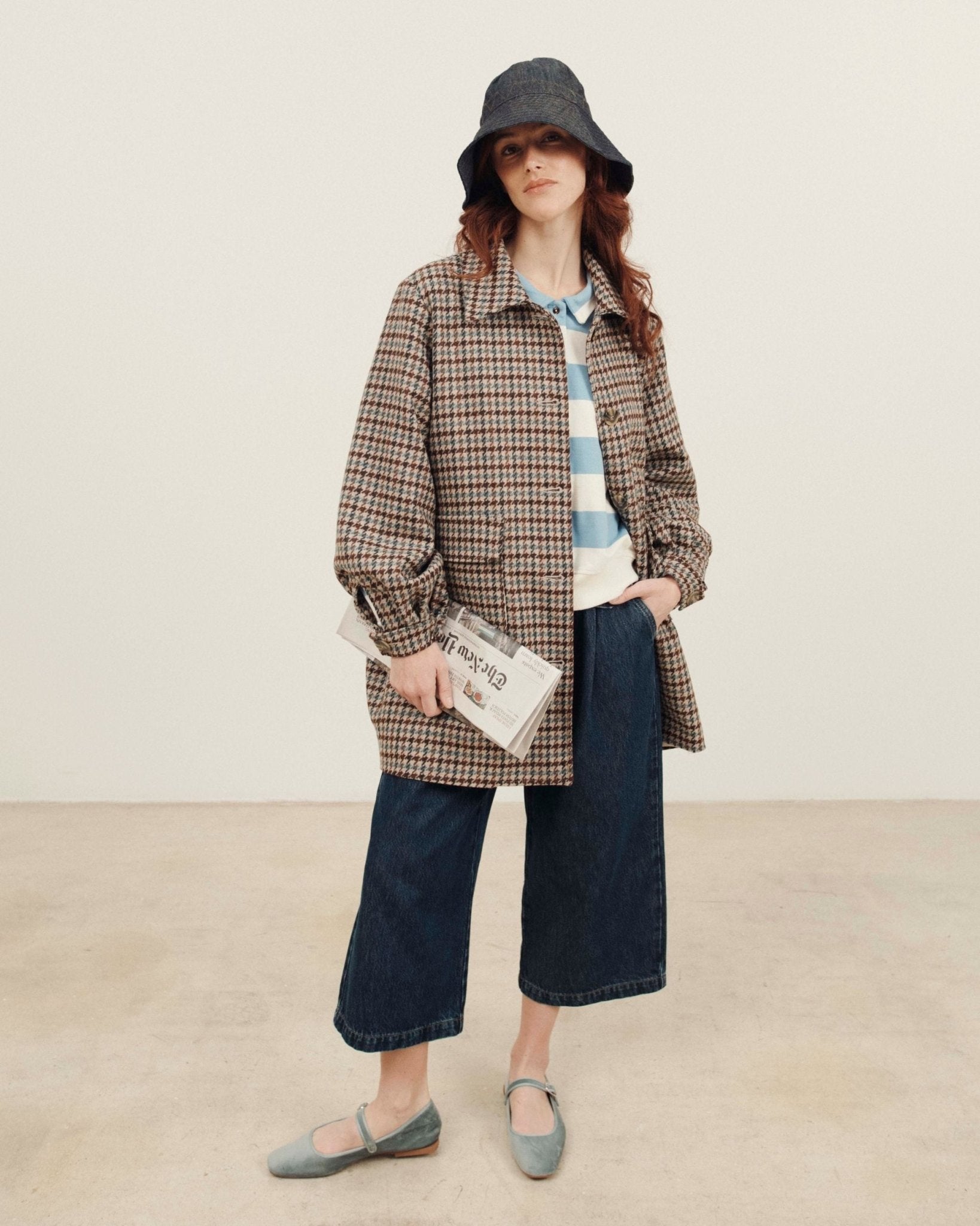 Emile et Ida 7/8 Denim Pants – Blue Emile et ida