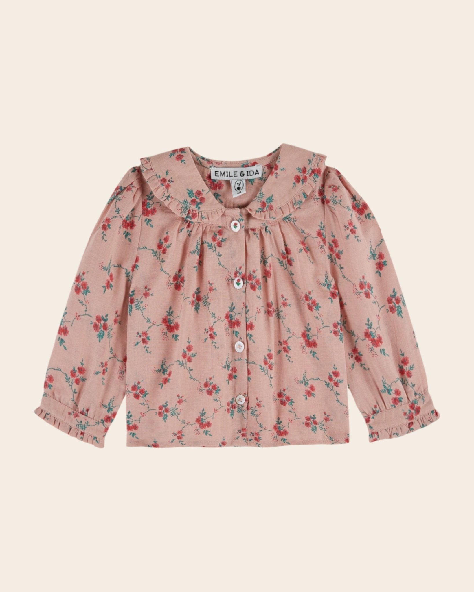 Emile et Ida Aster Blouse with Bow Collar Emile et ida