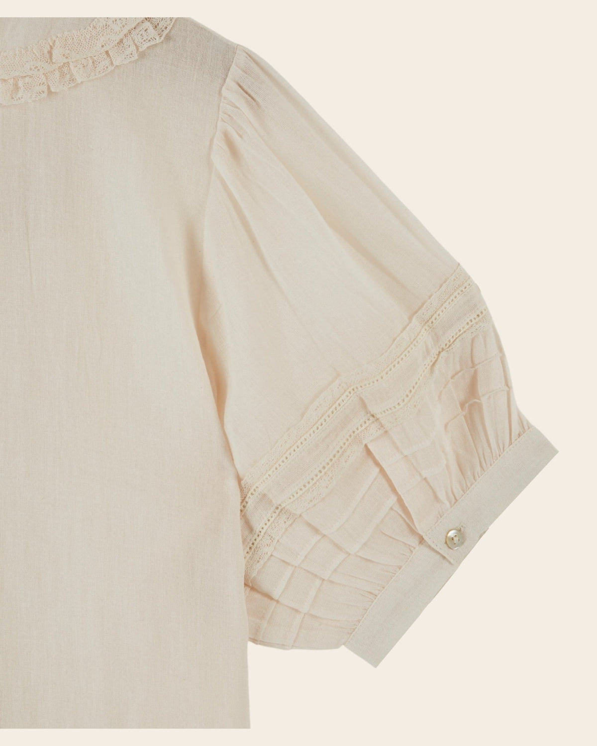 Emile et Ida Blouse - Vintage dentelle crème Emile et Ida