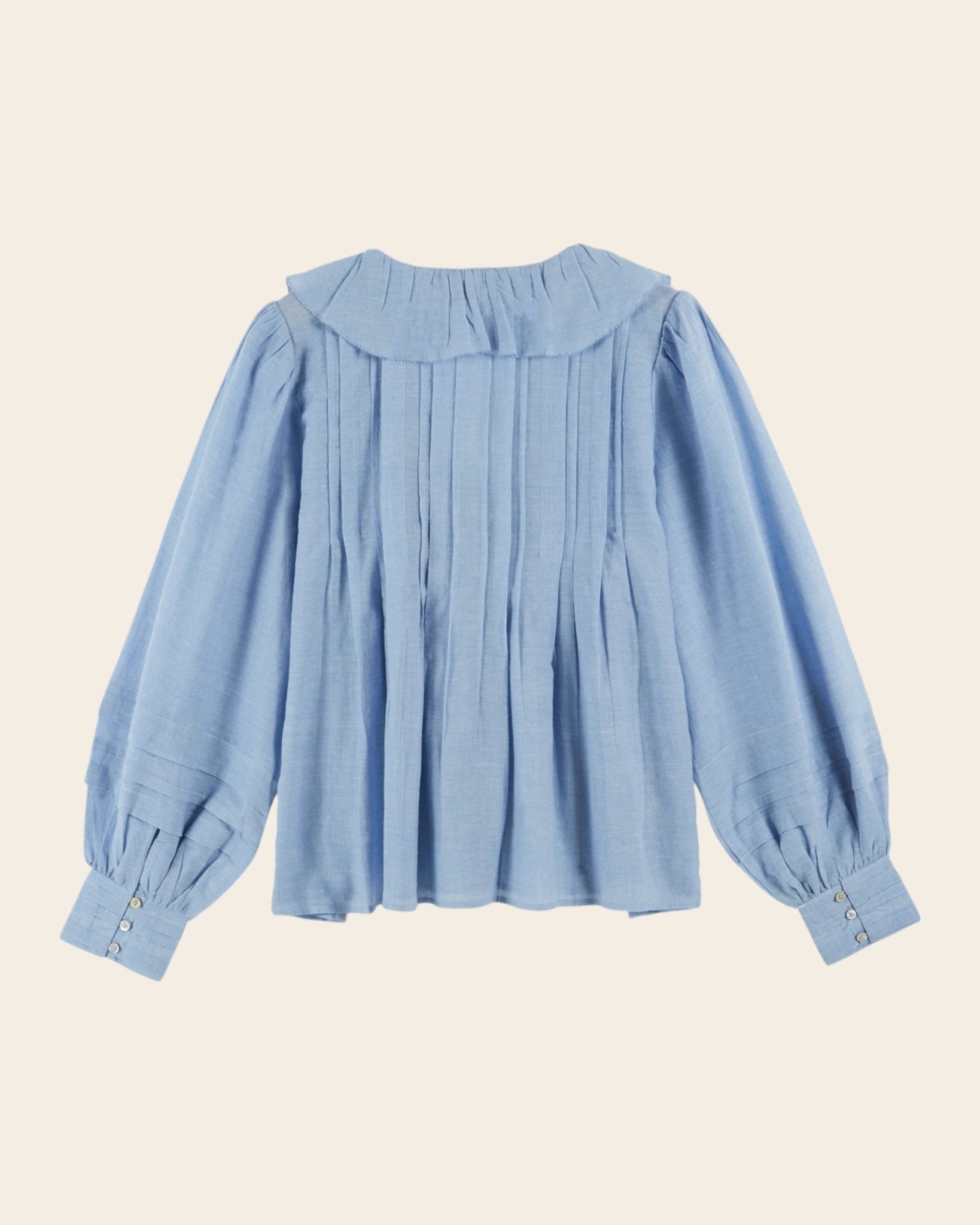 Emile et Ida Blouse - Volanté khadi bleu Emile et Ida