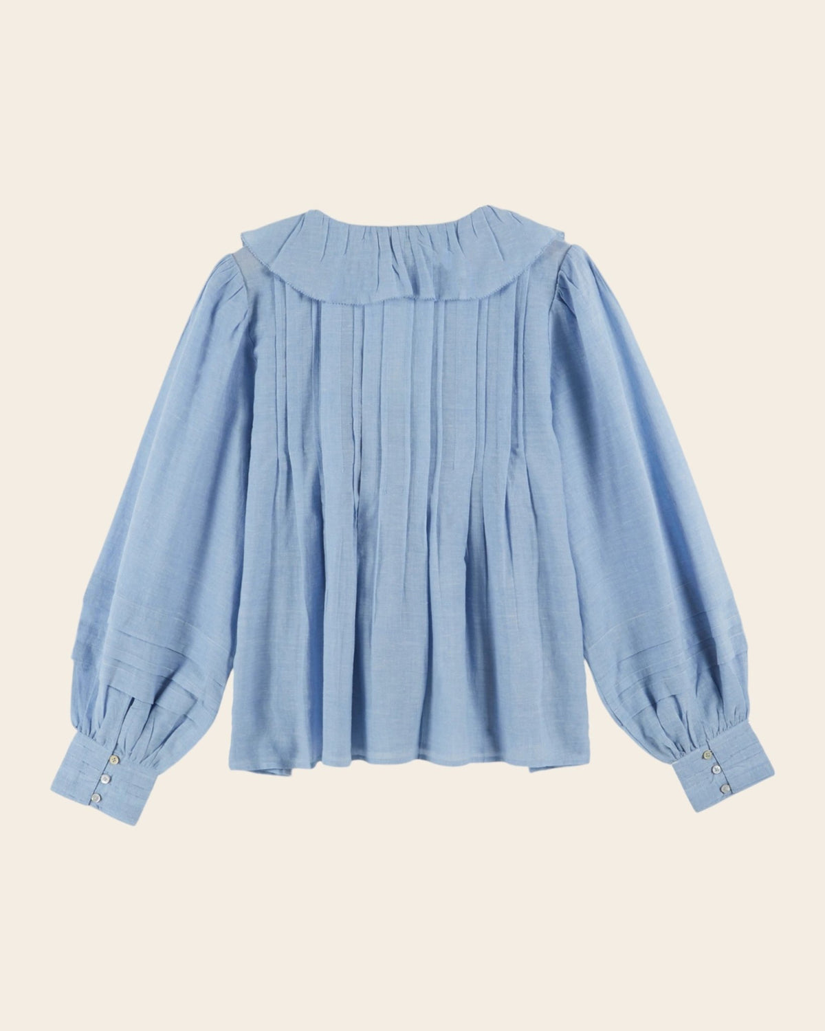 Emile et Ida Blouse - Volanté khadi bleu Emile et Ida