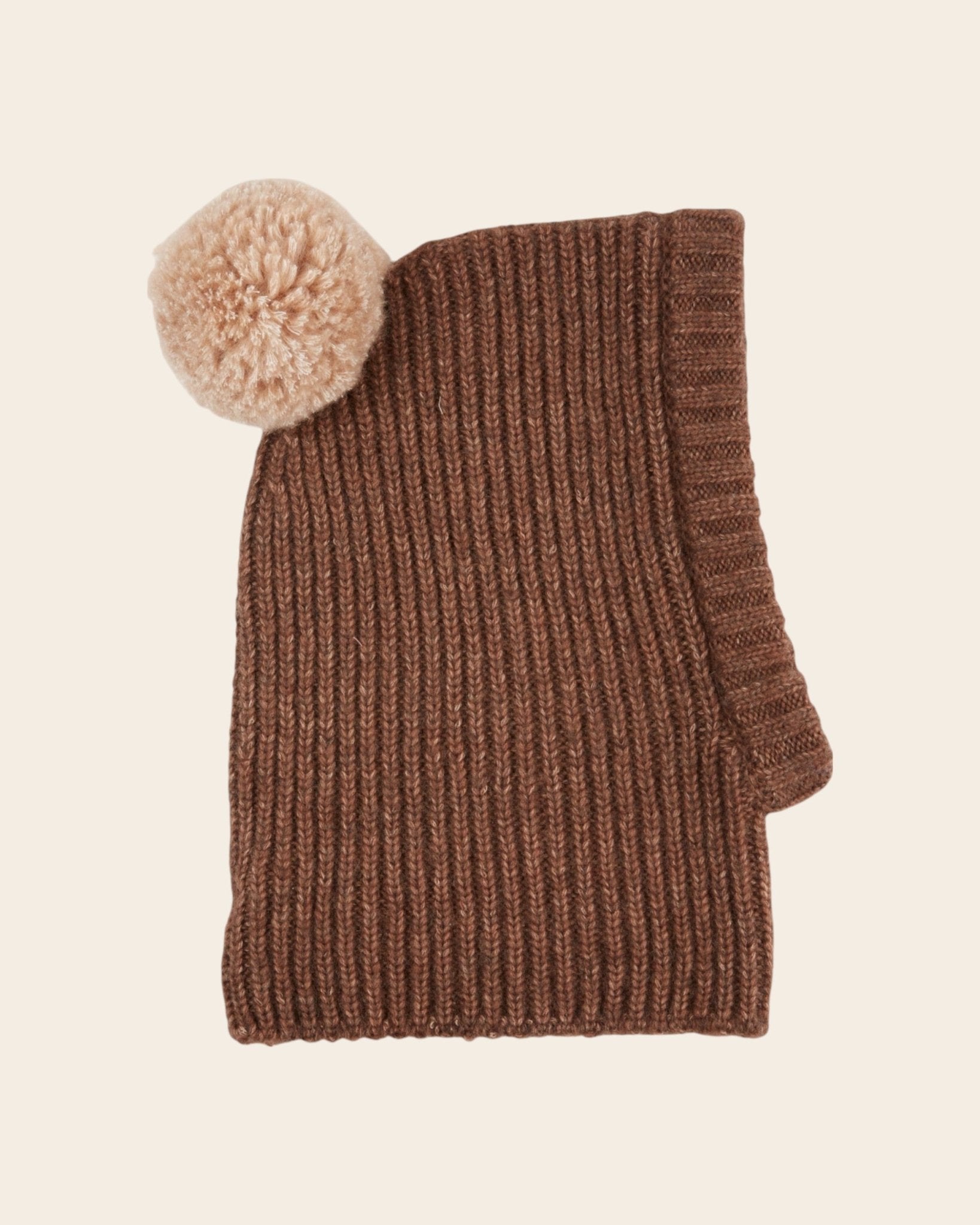 Emile et Ida Cagoule Pompom – Marron Emile et ida