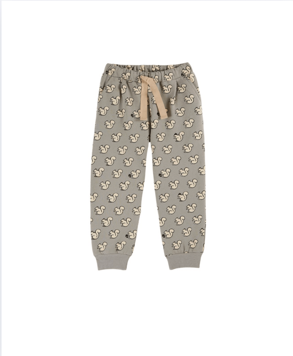 Emile et ida Squirel All over print sweatpant - Gris Clair Emile et ida