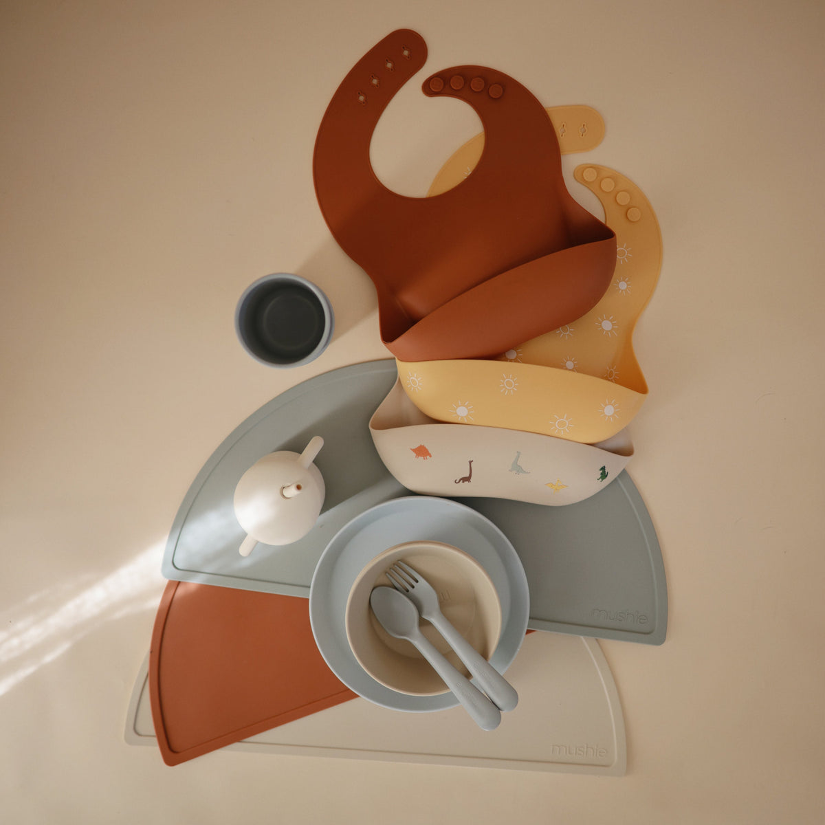 Silicone Baby Bib mushie