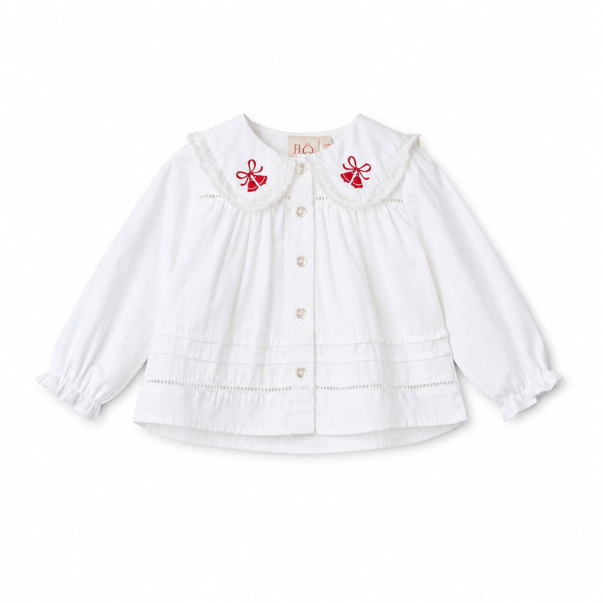 Flöss Adele Blouse - White product view