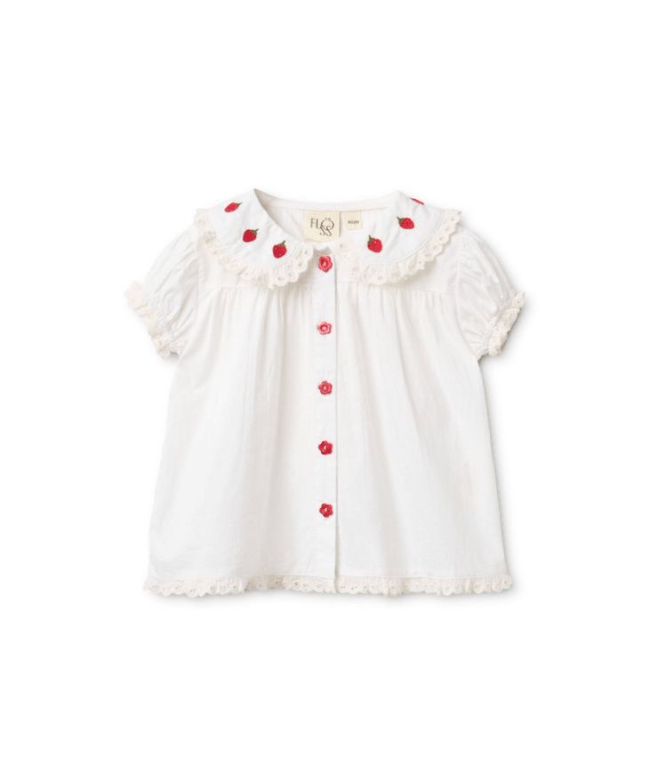 Flöss Aja Blouse - White Flöss