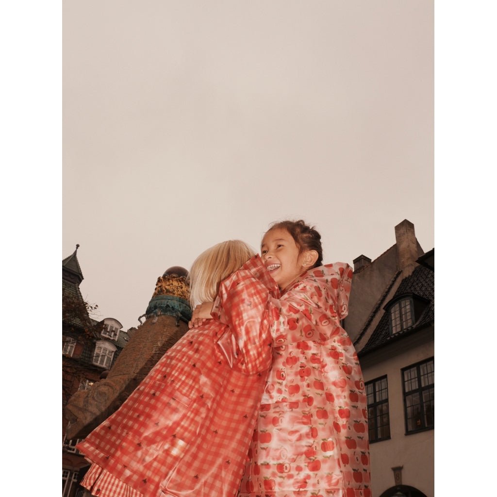 Flöss Caila Raincoat – Berry Gingham Flöss