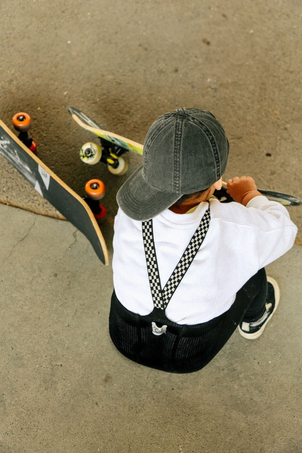 Silly Silas Footless Classic Black Checked Silly Silas