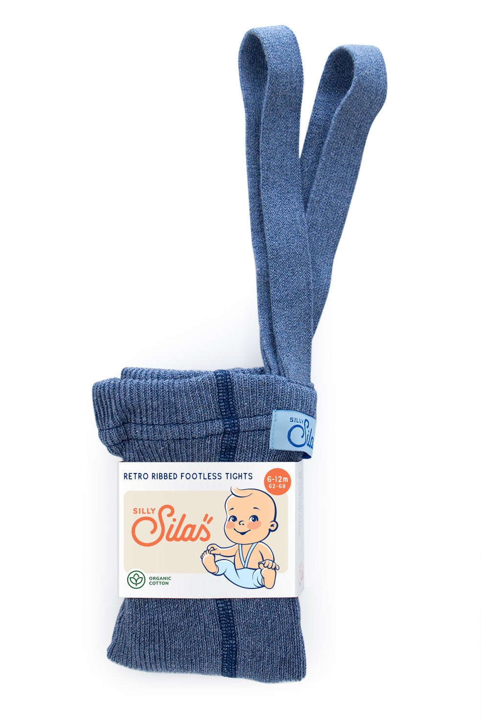Silly Silas Footless Steel Blue Blend Silly Silas