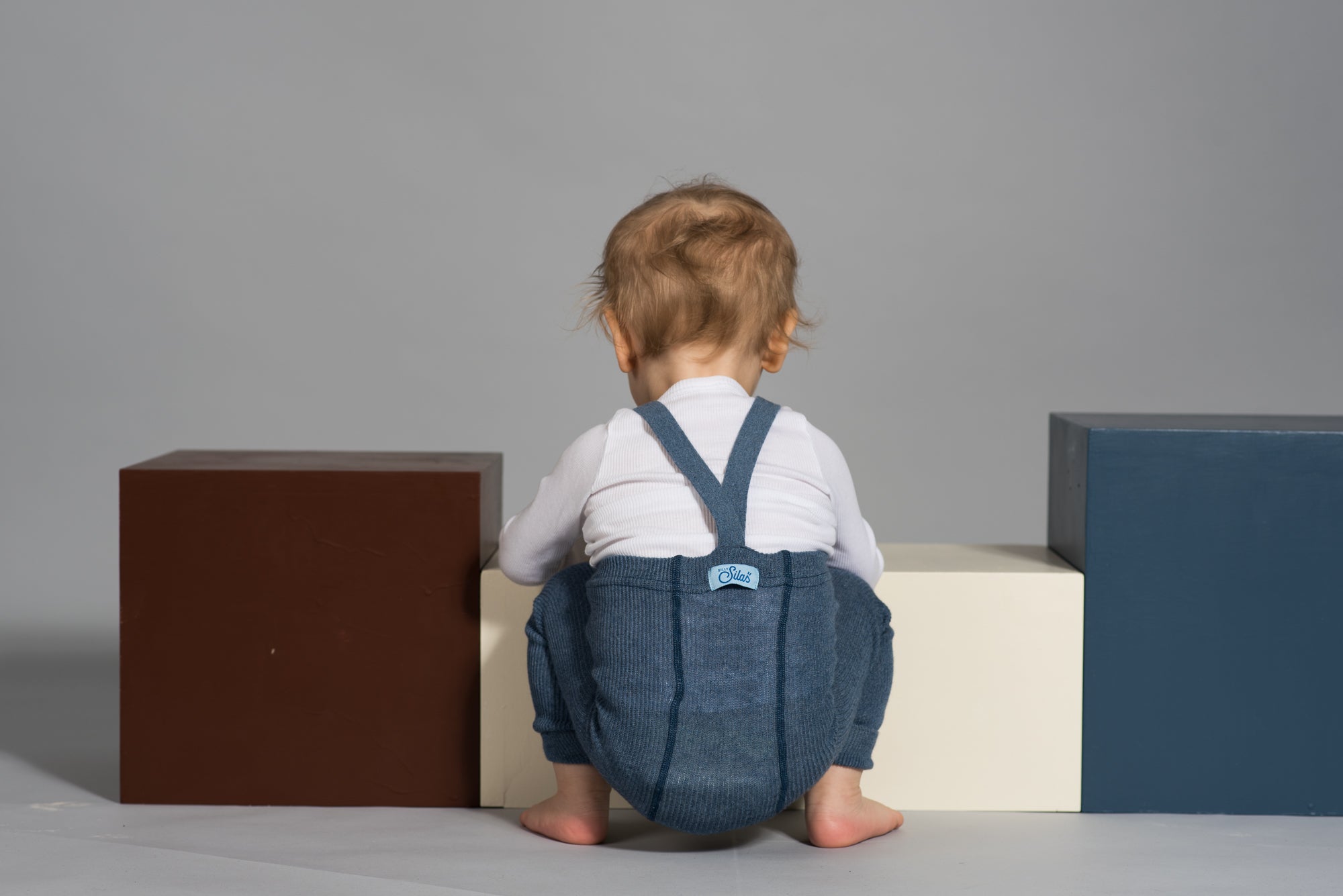 Silly Silas Footless Steel Blue Blend Silly Silas