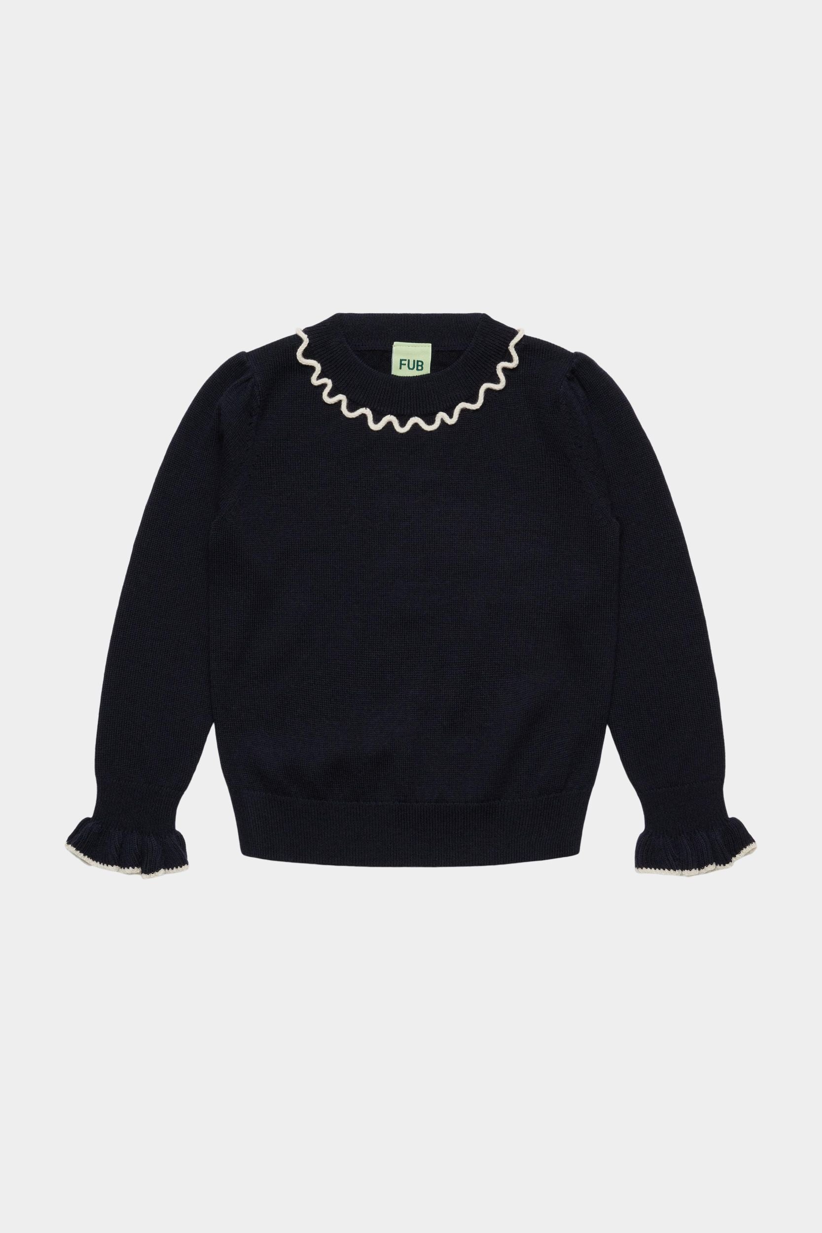 FUB Frill Jumper - Dark Navy
