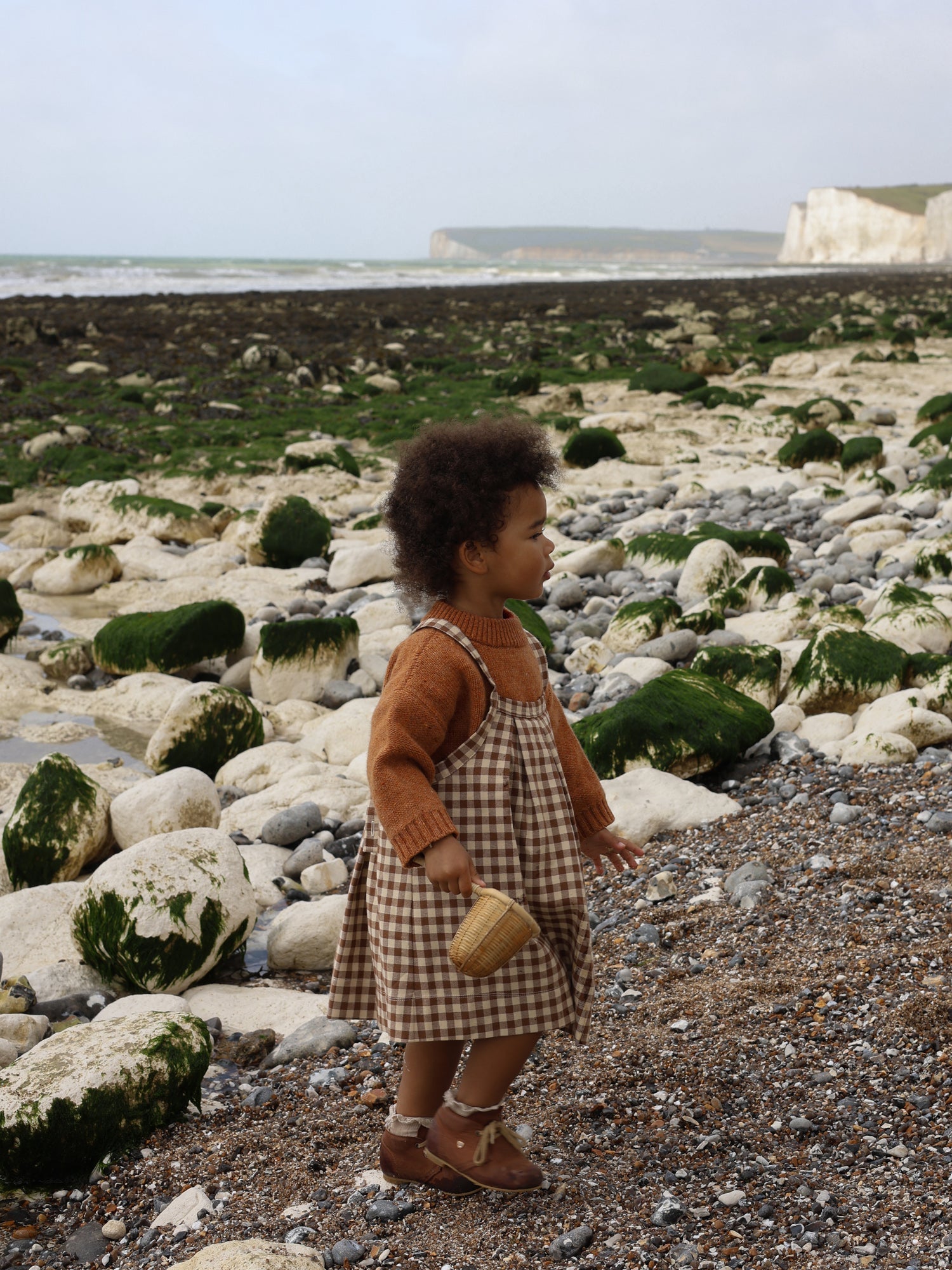 Gingham Tribe Skirt Organic Zoo