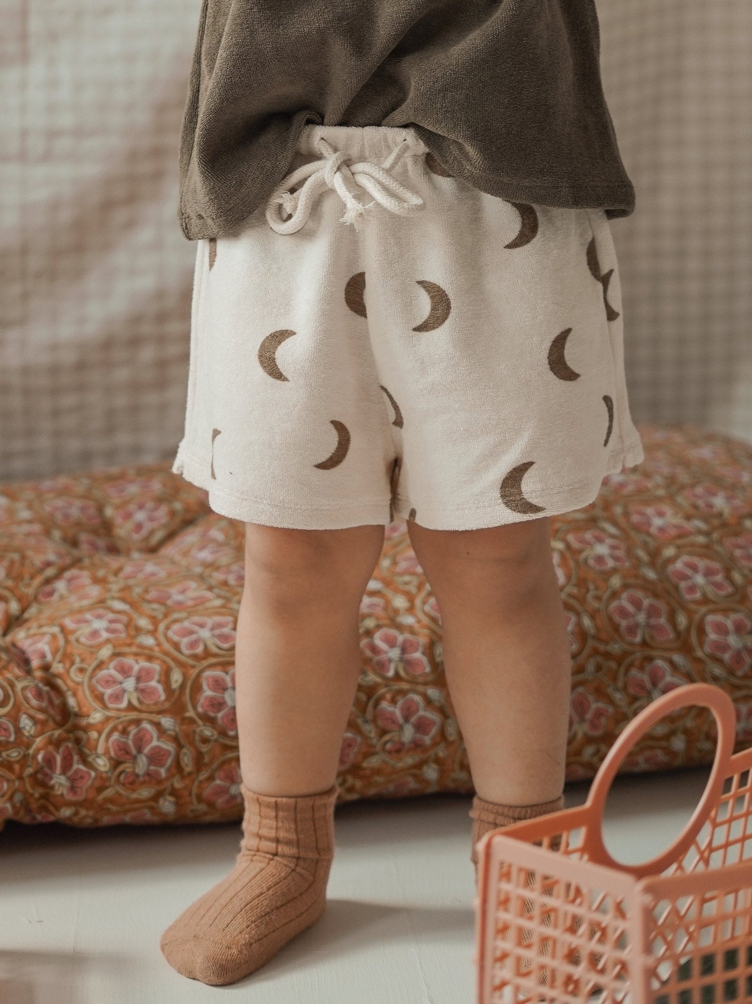 Organic Zoo Gold Midnight Terry Rope Shorts Organic Zoo