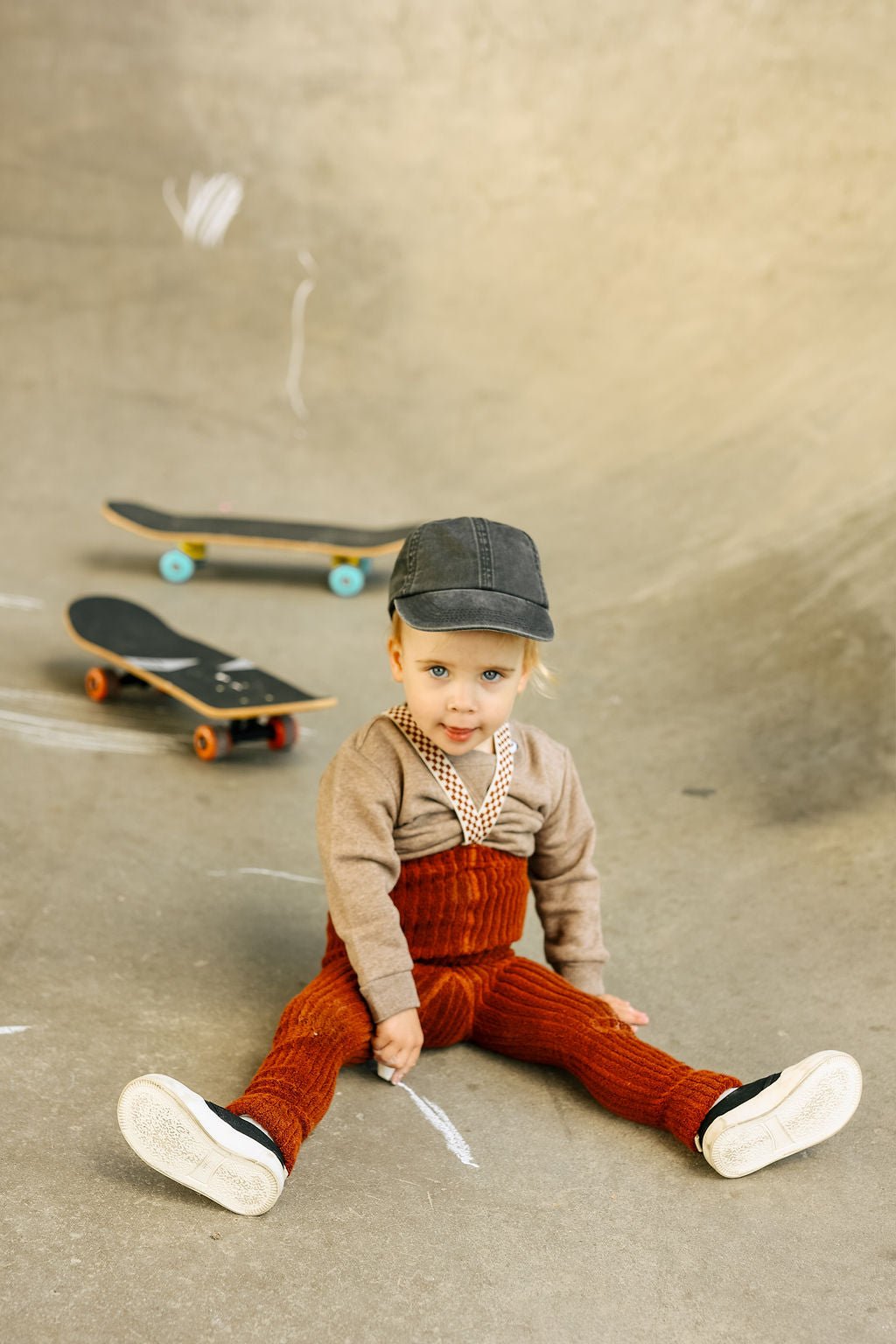 Silly Silas Granny Teddy Cinnamon Checked Footless Silly Silas