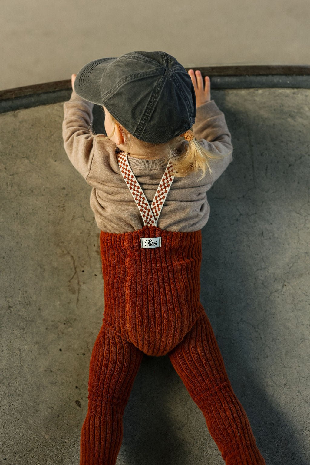 Granny Teddy Cinnamon Checked Footless Silly Silas - enjoykidsus