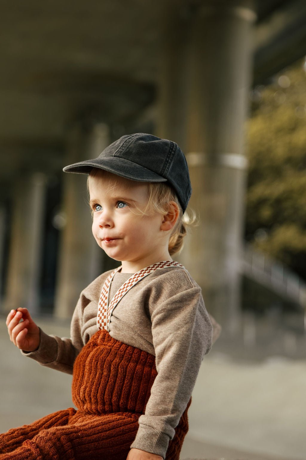 Silly Silas Granny Teddy Cinnamon Checked Footless Silly Silas