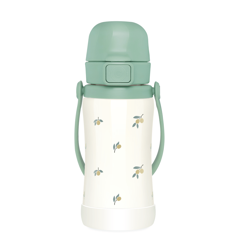 Grosmimi Stainless Steel Tumbler - 10oz (300ml): Olive Pistachio Grosmimi
