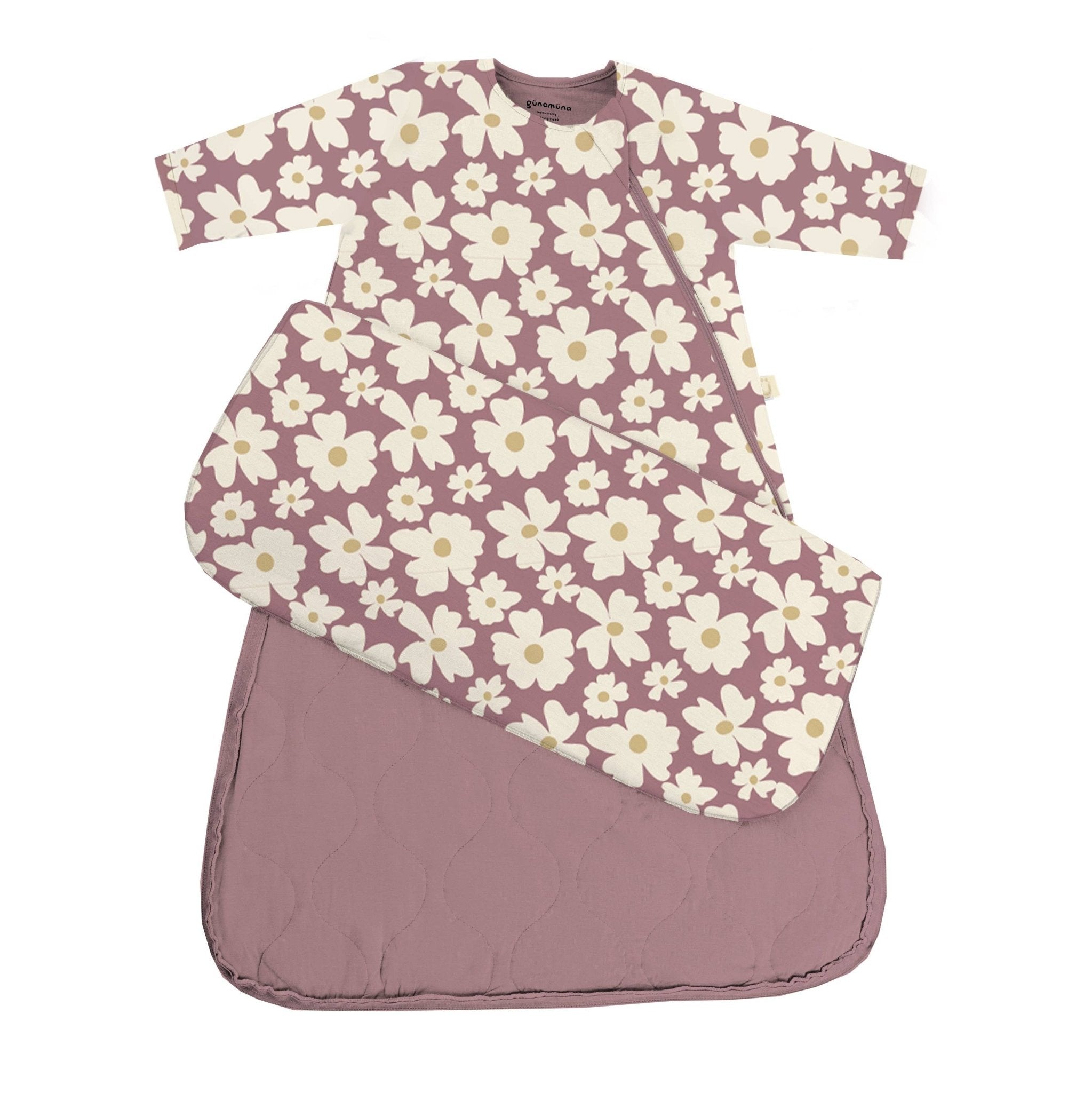 gunamuna - FW25 LONG SLEEVE SLEEP BAG: Blossom / 9 - 18M / 2.5 gunamuna