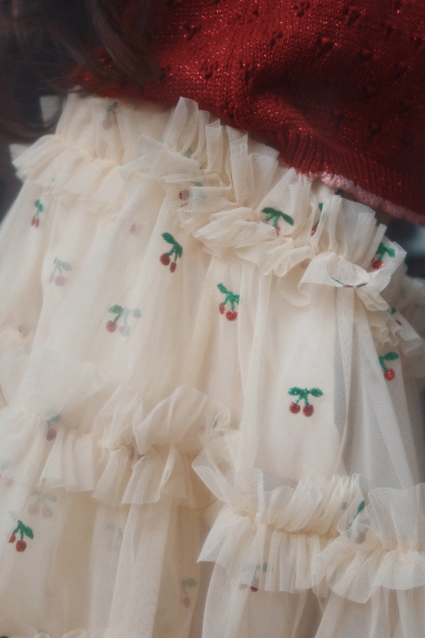 Konges Sløjd HOLIDAY KNIT CARDIGAN - red dahlia Konges Sløjd