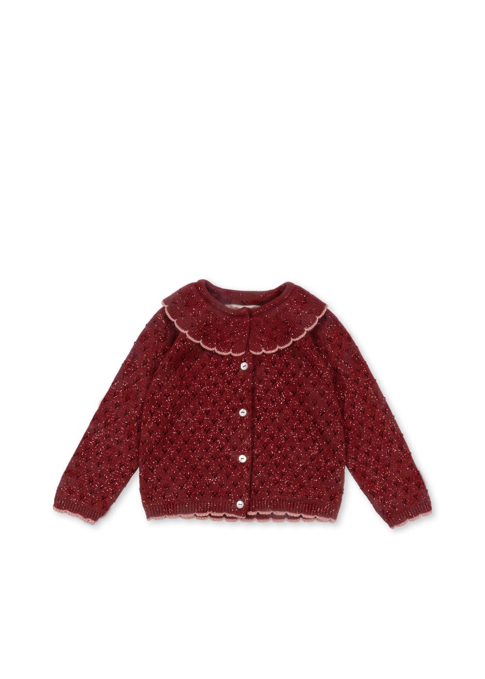 Konges Sløjd HOLIDAY KNIT CARDIGAN - red dahlia Konges Sløjd