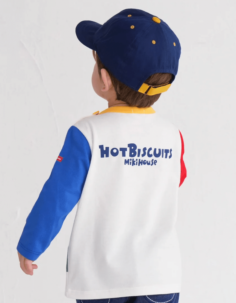 Hot Biscuits 3D Bear Long Sleeve T-Shirt MIKI HOUSE