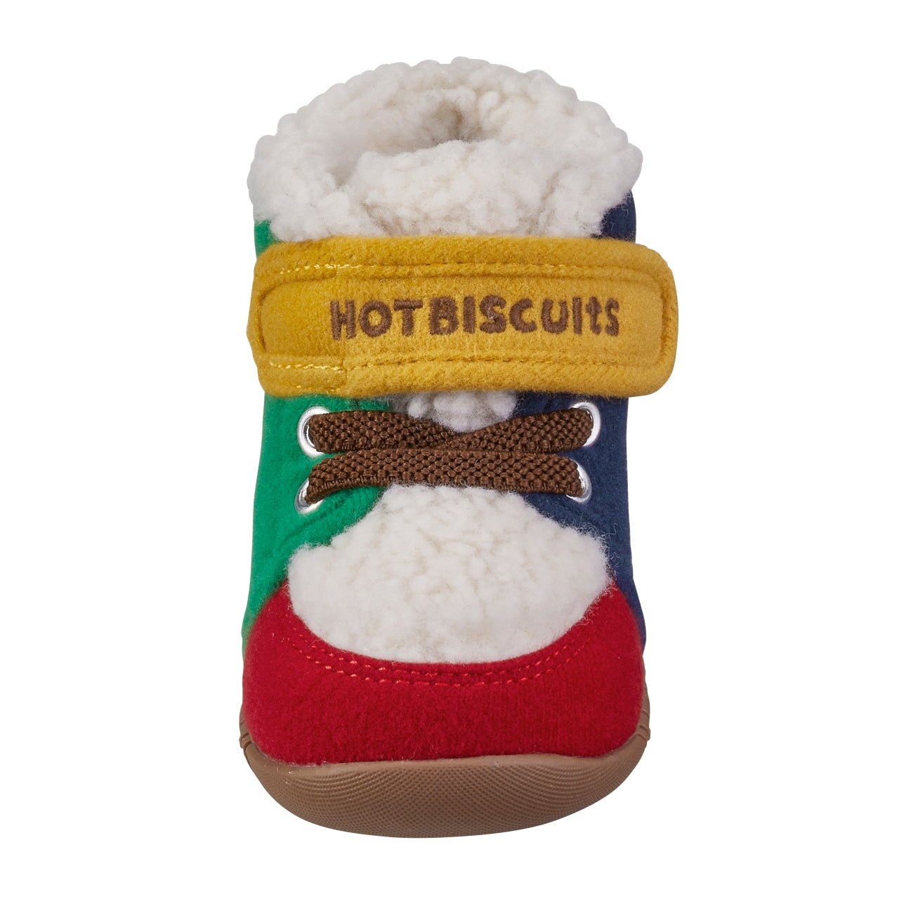 Hot Biscuits Beans Boa First Walker Shoes – Color Blocks Mikihouse
