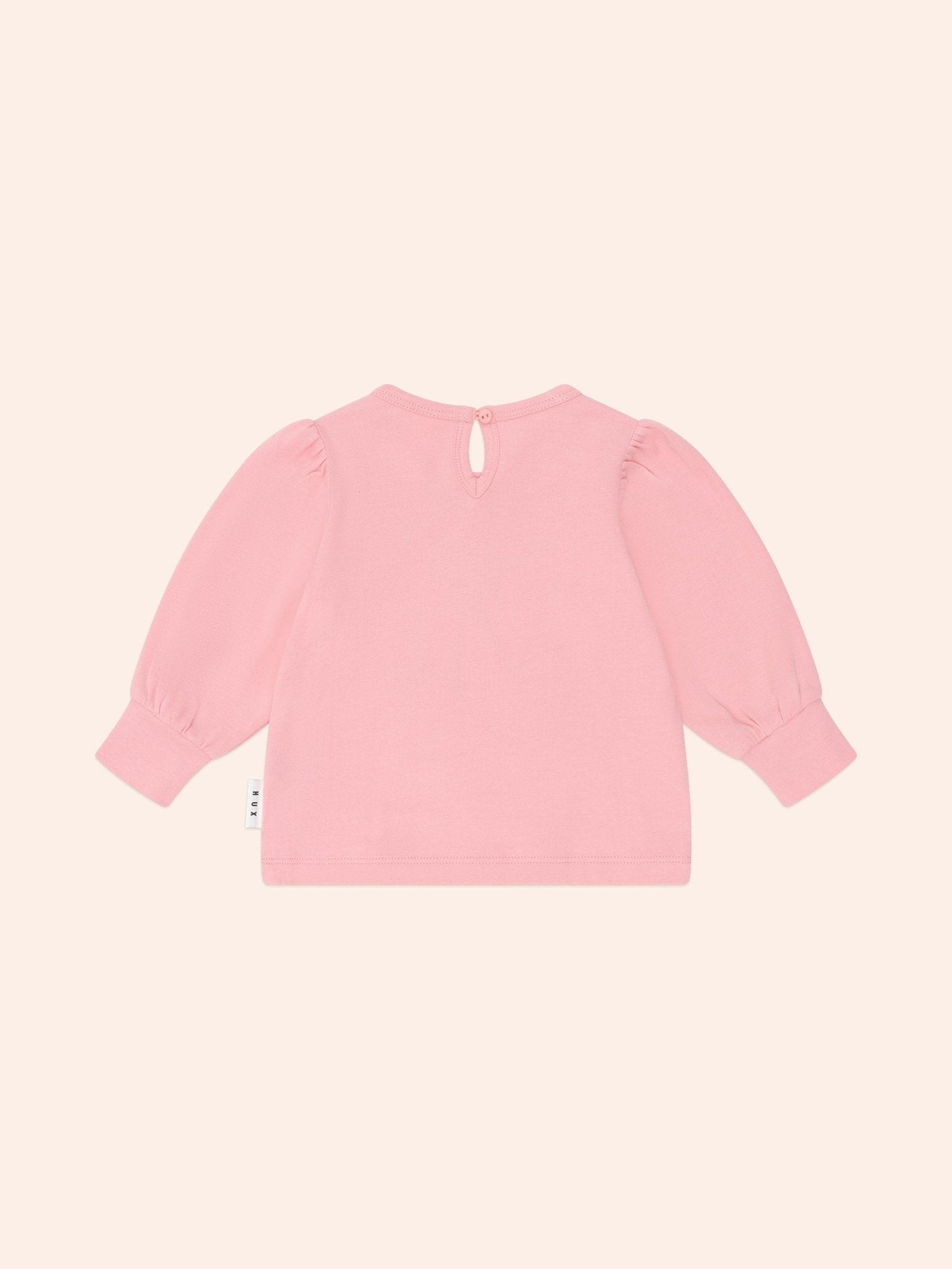Huxbaby Cherry Bow Puff Sleeve Top Huxbaby